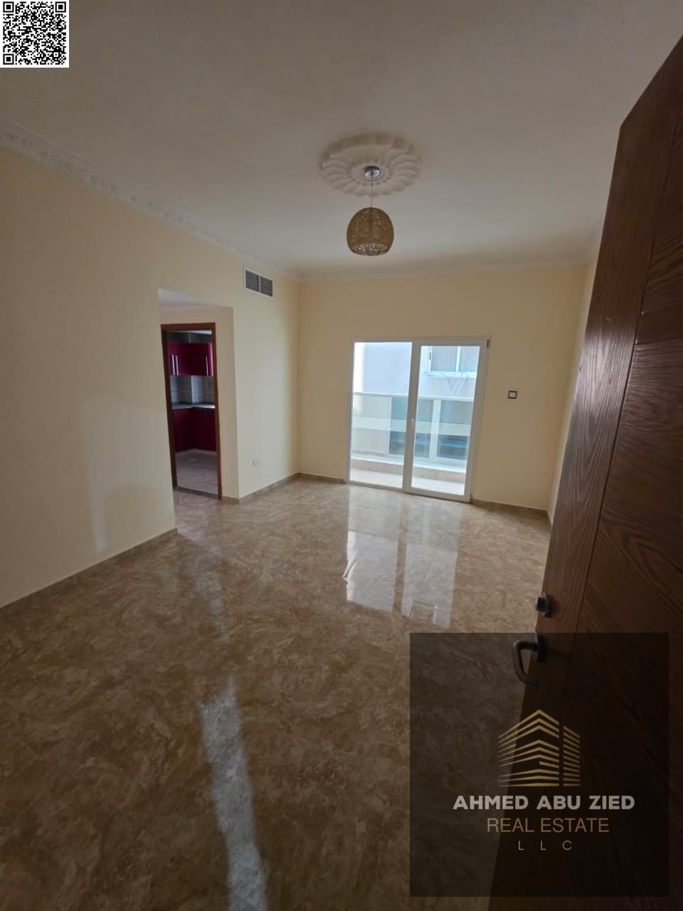 Largest and most beautiful one-bedroom apartment for annual rent - first occupancy - one bedroom - living room - one bathroom - balcony - spacious - k