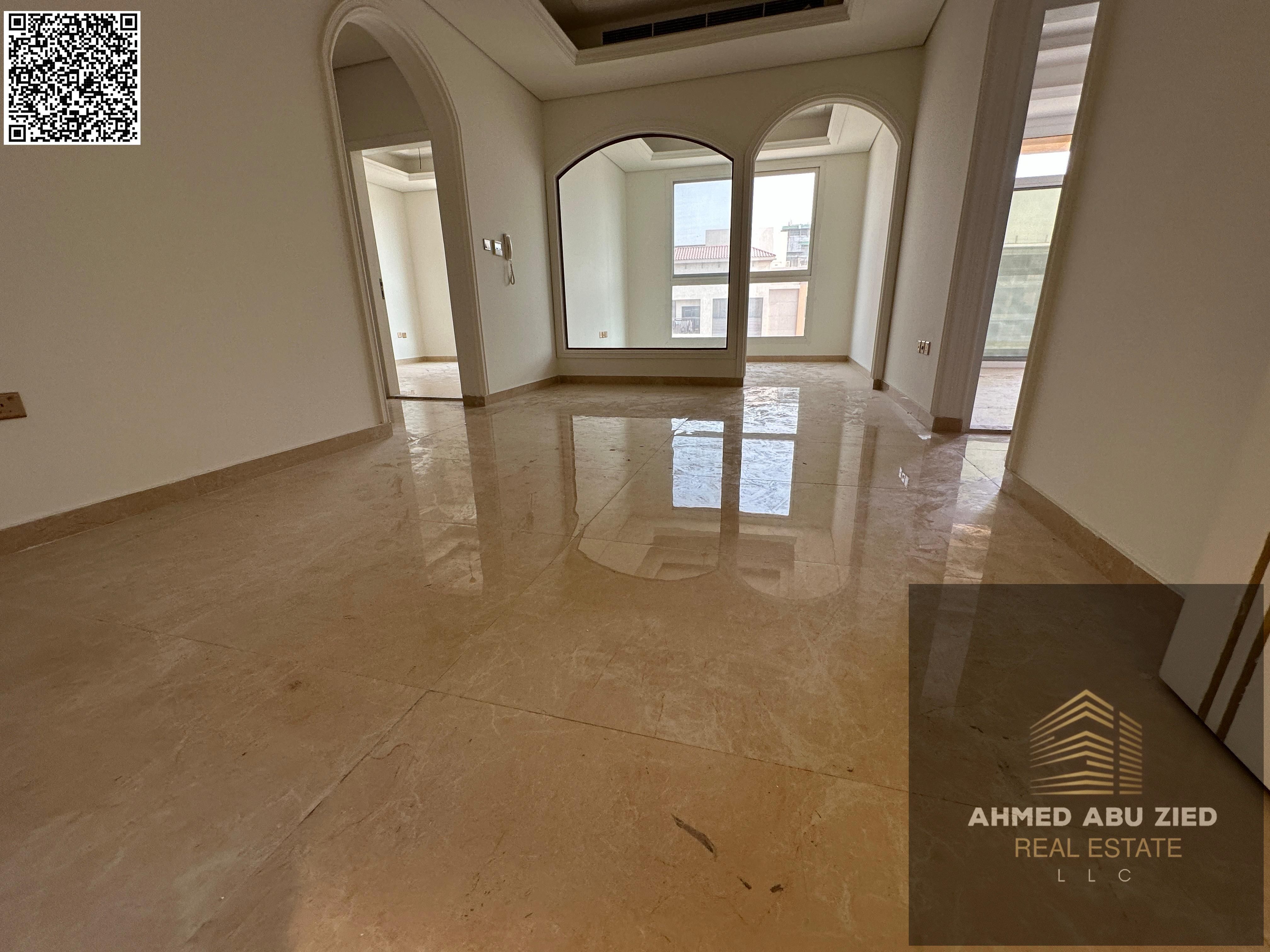 2BR annual rent in Al Mowaihat 3, first tenant, 1 month free, 2 baths, built-in wardrobes, balcony, central AC, prime area, easy pay plan.