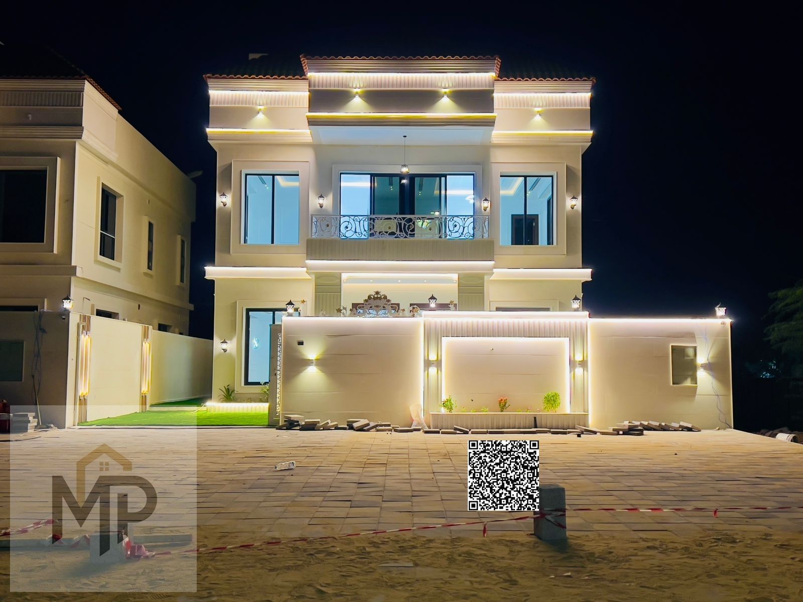 Villa with all registration and ownership fees included, ready to move in, in one of the most prestigious areas in Ajman, freehold.