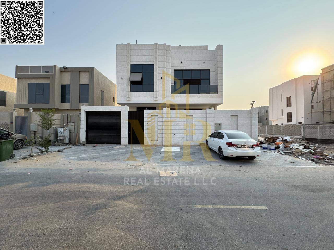Luxury Villa in Al Bahia 2 | 3014 Sqft Land | 4000 Sqft Built-up | Two Floors + Roof | 5 Bedrooms
