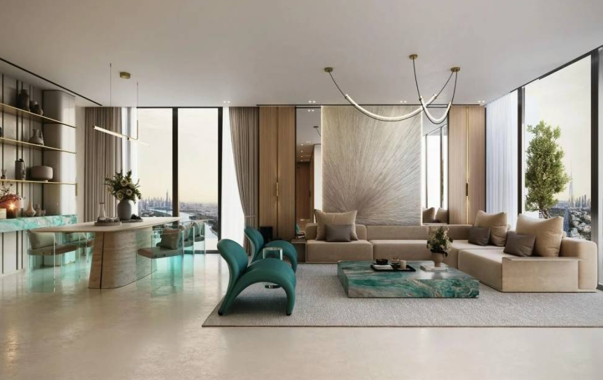 Premium 1BR in Binghatti Cullinan | 875 Sq. ft | Main Street & Amenities View | AED 1,386,000 | Prime Living with High Rental Appeal & Future Value