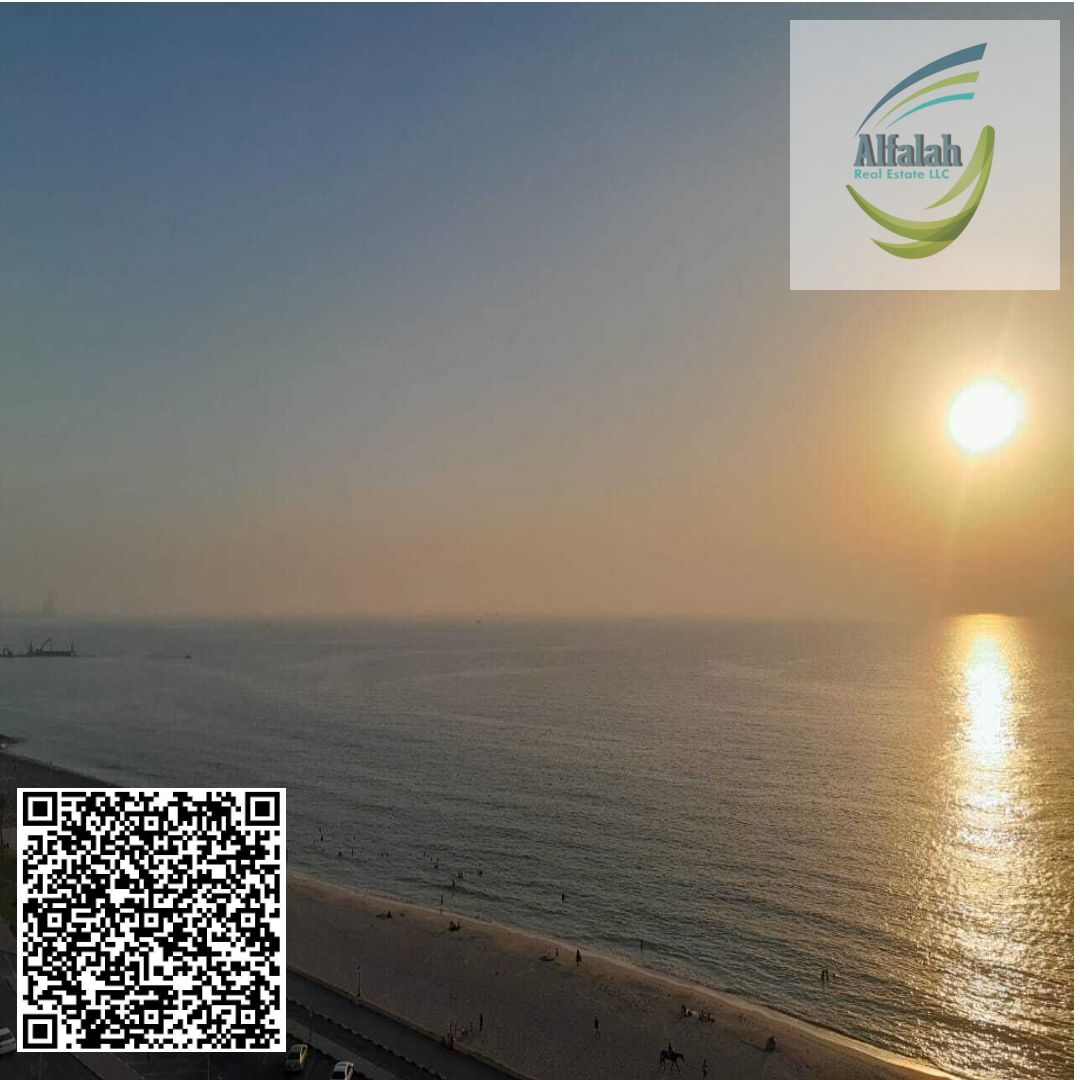 Full Sea View two Bedroom Available for Rent Ajman Cornich Residence