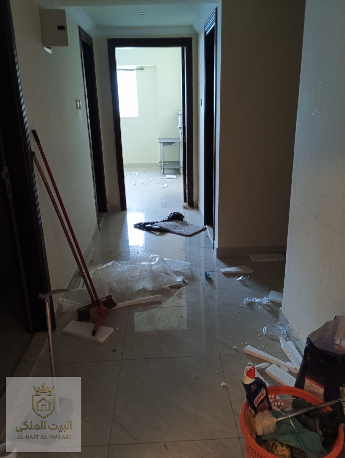 Spacious 3-bedroom apartment with a living room and a separate laundry room in a prime location in Al Majaz 2.