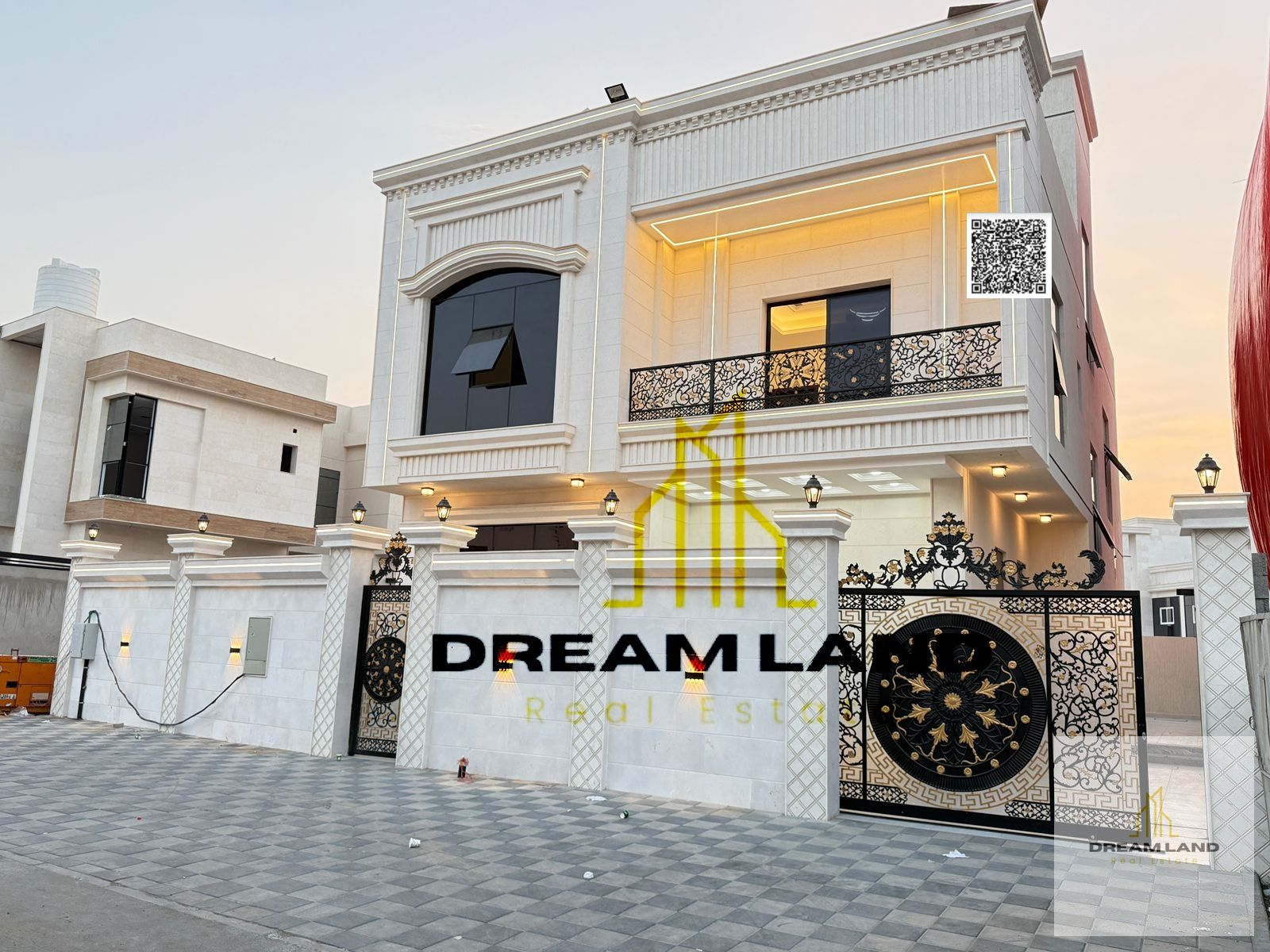 Including registration fees, water, elc and AC, Amazing villa, consists of 5 master bedrooms, rooftop and swimming pool, now for sale
