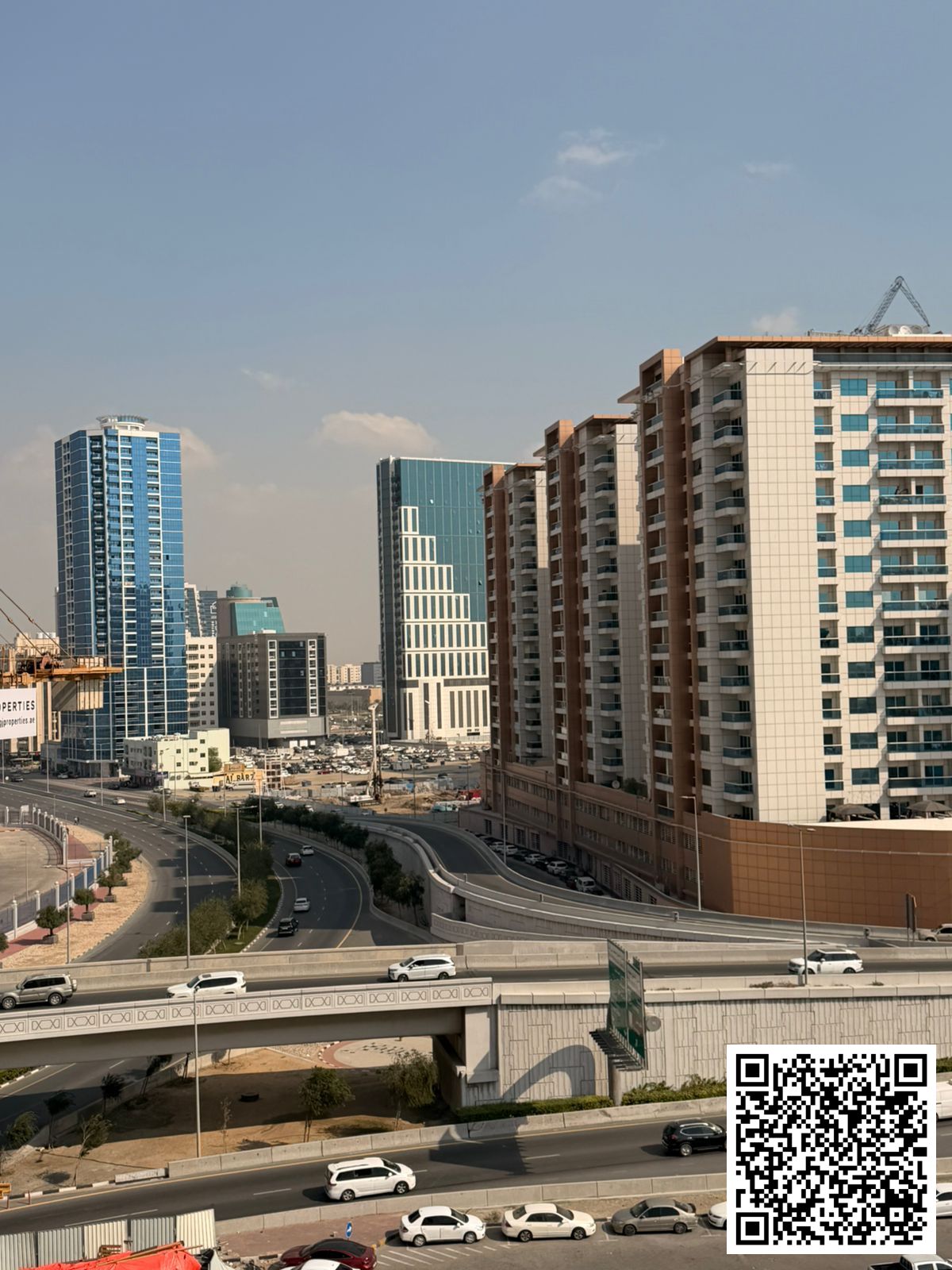 City View!! 2 Bedroom Flat With Parking Available For Sale in Ajman Pearl towers