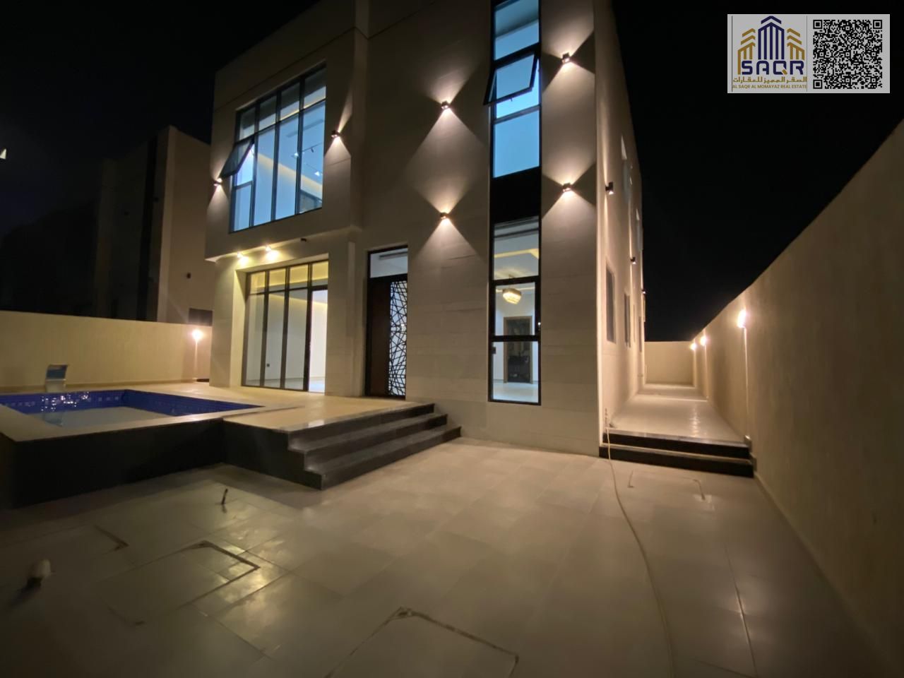 A 4-bedroom villa with a swimming pool, priced at an excellent price including registration and ownership fees.