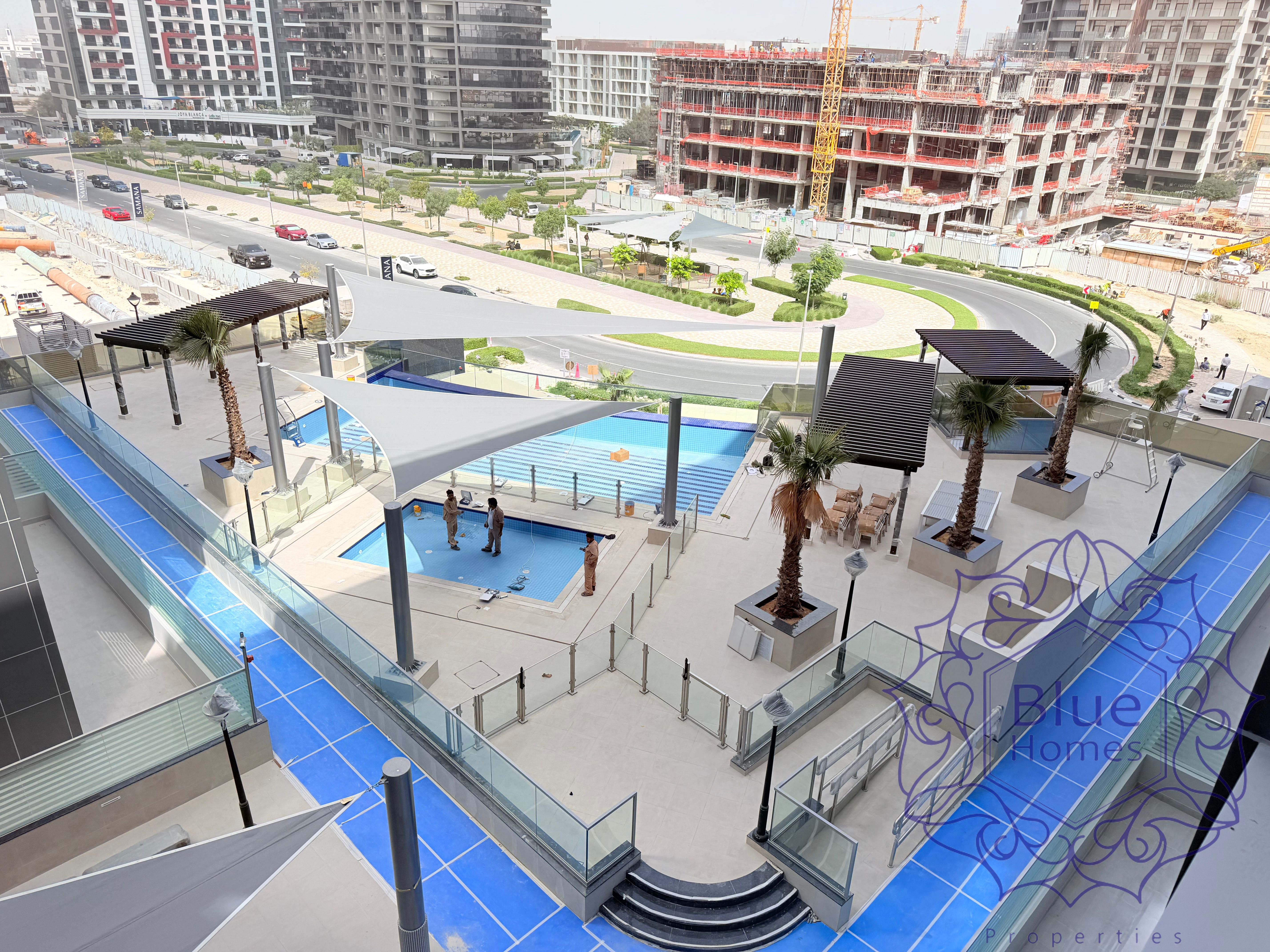 Spacious 2BR with Maidroom 3Full bath for 125K 4Cheq