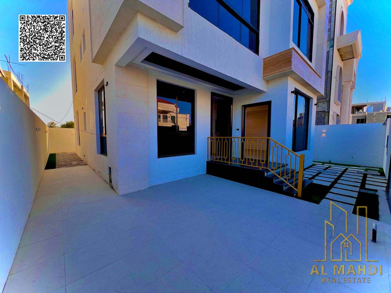 5 bedroom villa with roof for sale in Al Helio Ajman registration fees included easy bank finance