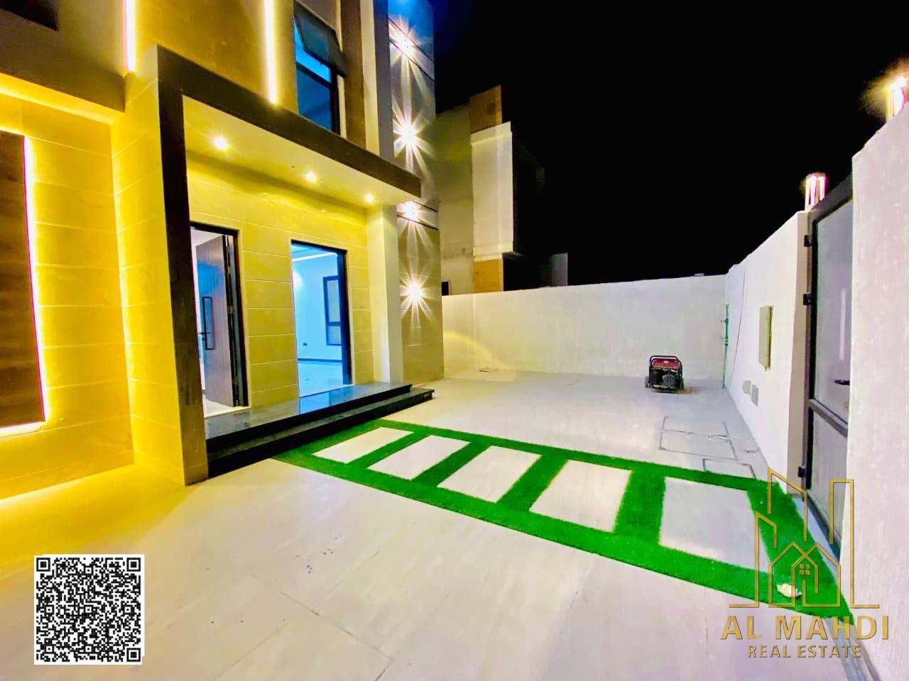 Luxury villa for sale in Al Helio 2 Ajman including registration fees water electricity connection freehold