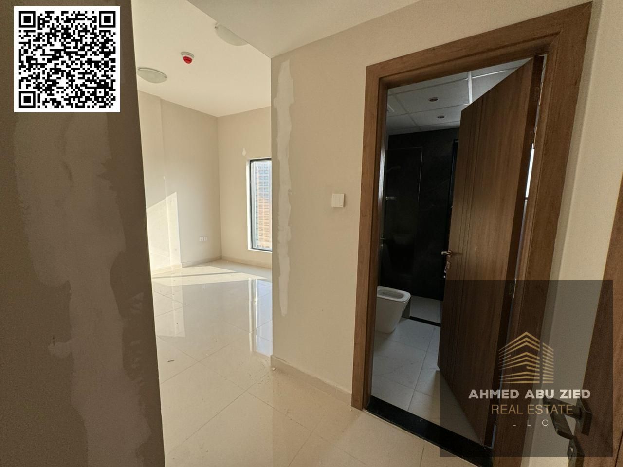 Built-in wardrobes, excellent space, two bedrooms, living room, two bathrooms, central air conditioning | Balcony with an open view | Excellent finish