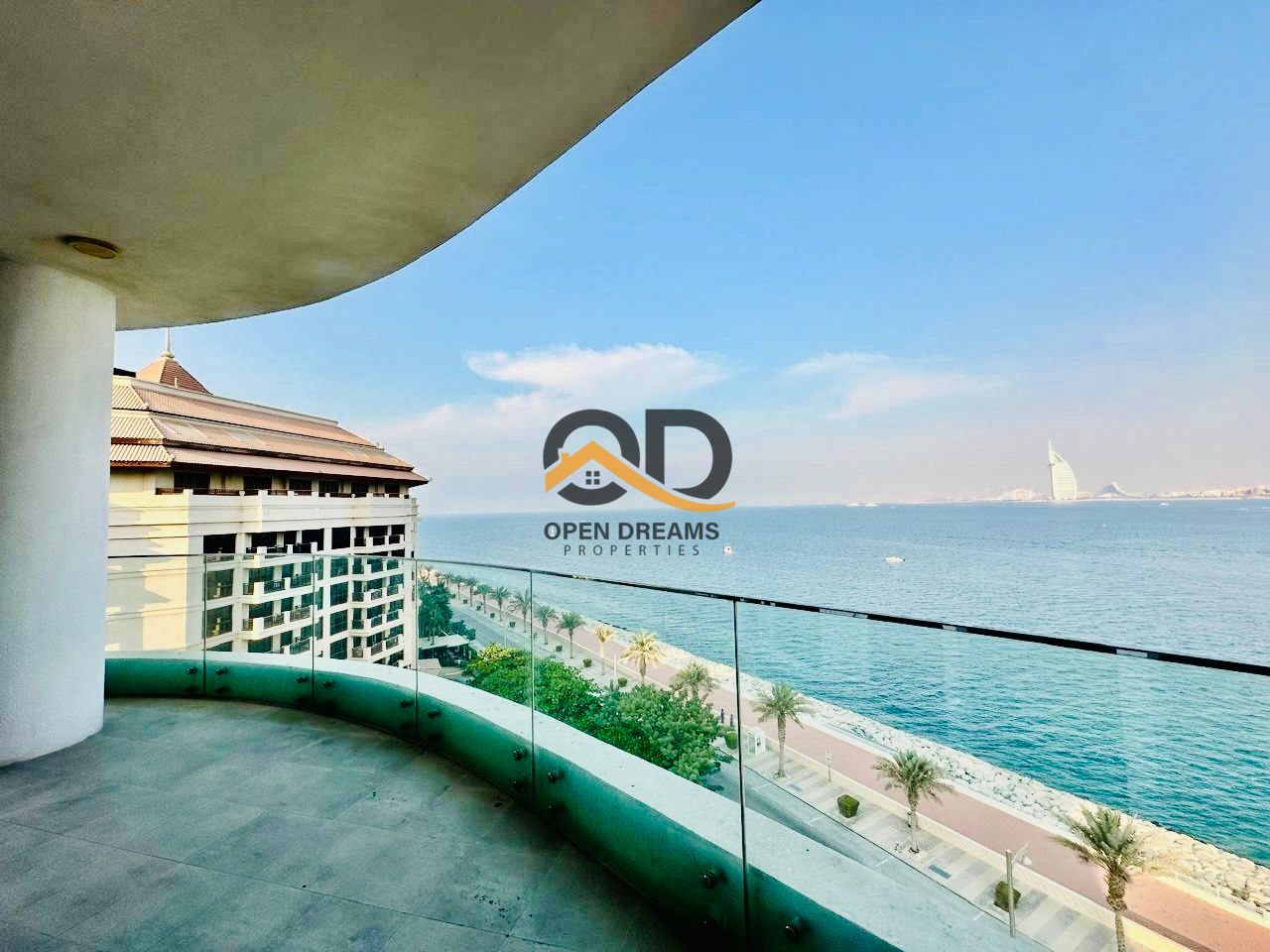 Ultra Luxury |Full Sea And Burj Al Arab View | Semi Furnished 2 bedroom