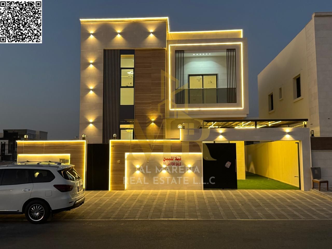 A unique opportunity at an attractive price and with no annual fees! Own a villa for sale in Ajman. First occupancy, freehold, super deluxe finishing,