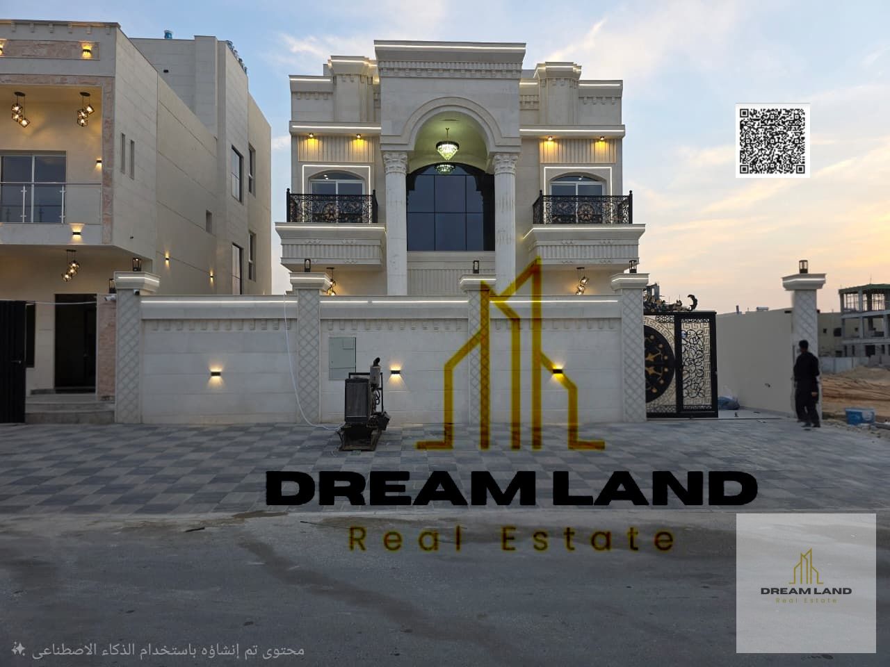 Including registration fees, Amazing huge villa, consists of 7 master bedrooms with built in wardrobes, rooftop and swimming pool, now for sale