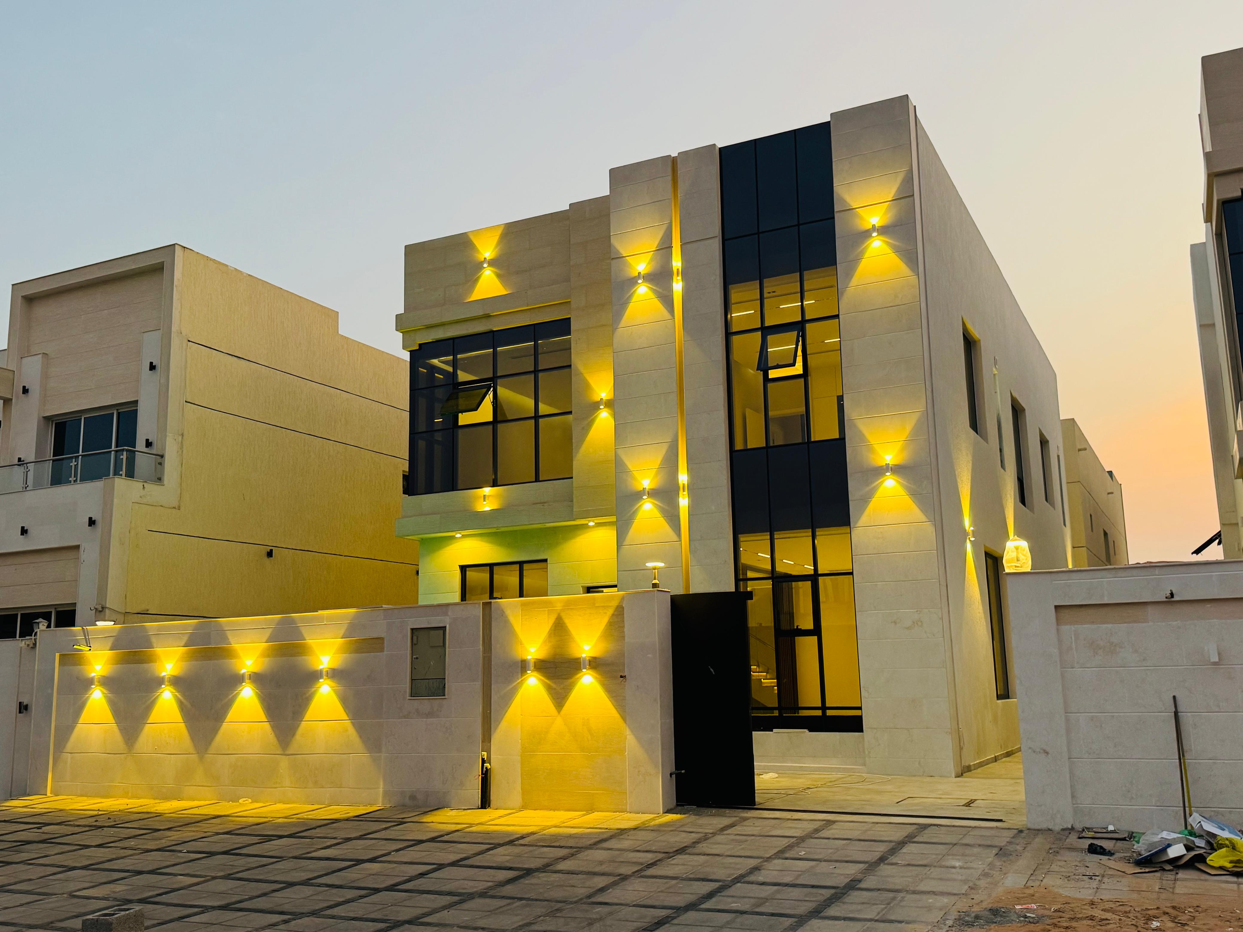 Modern Villa for Sale in Al Helio 2 – Elegant Design | Private Pool | Including Registration Fees