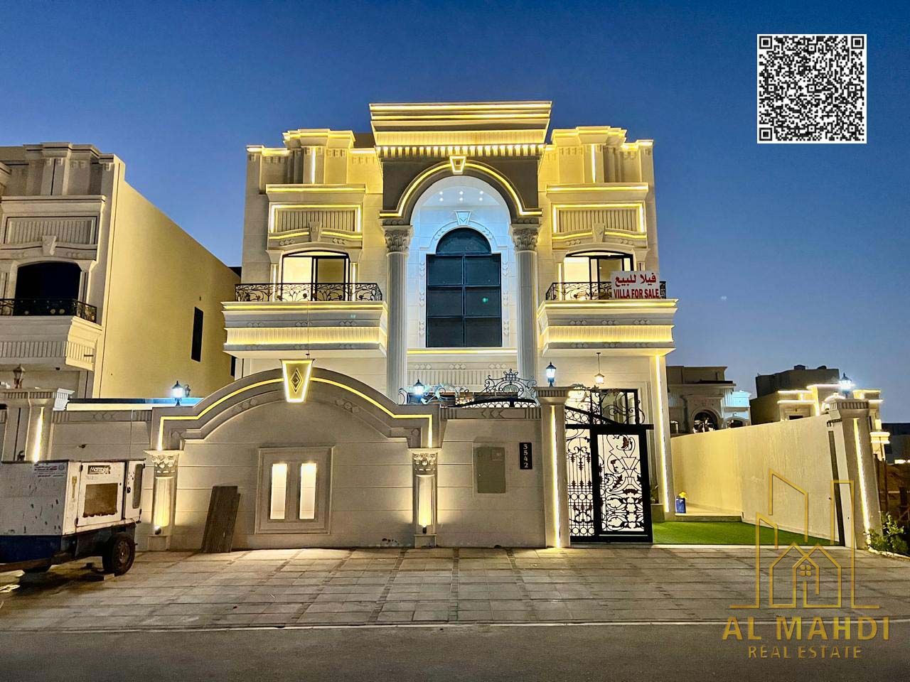 Classic 6 bedroom villa with large internal spaces for sale including registration fees and easy bank finance