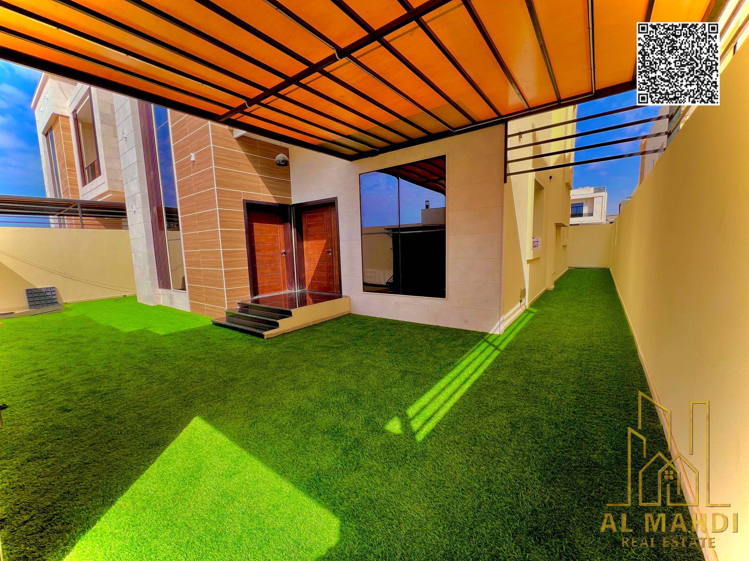 Luxury 5 bedroom villa for sale in Al Bahia Ajman registration fees included modern finishing and spacious layout