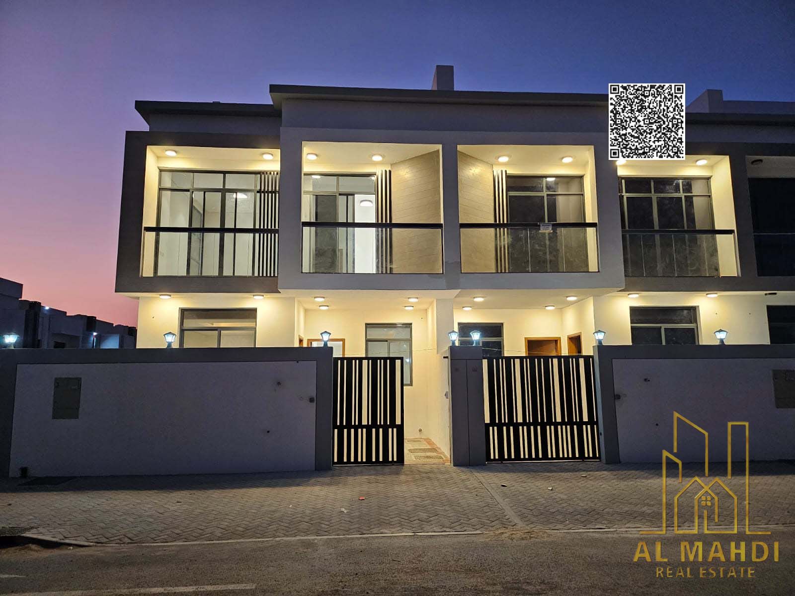 6 bedroom townhouse with roof for sale in Al Bahia Ajman spacious layout premium finishes and easy bank finance