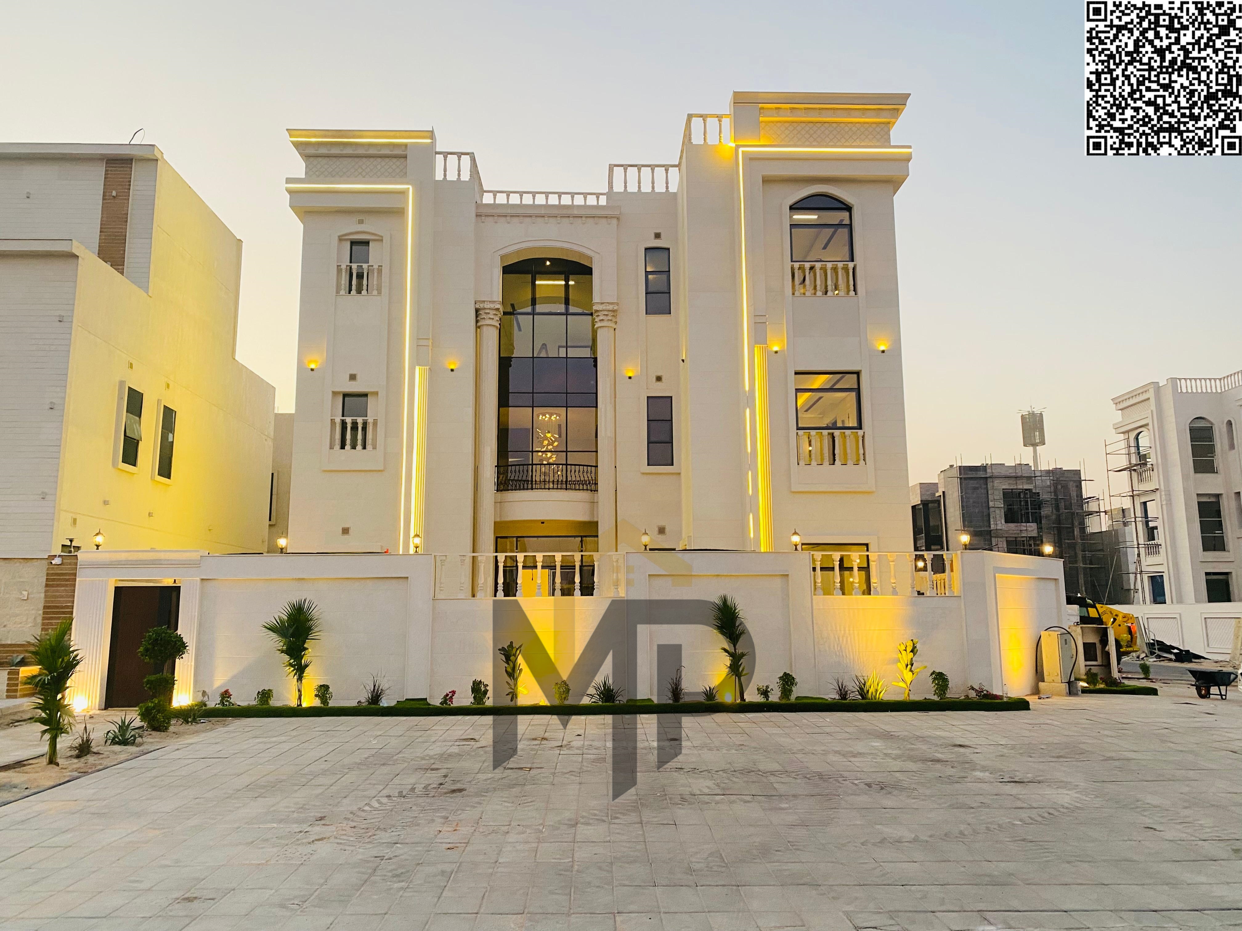 Luxurious modern corner villa – two floors and a rooftop with a private pool and very spacious areas, directly from the owner, including registration