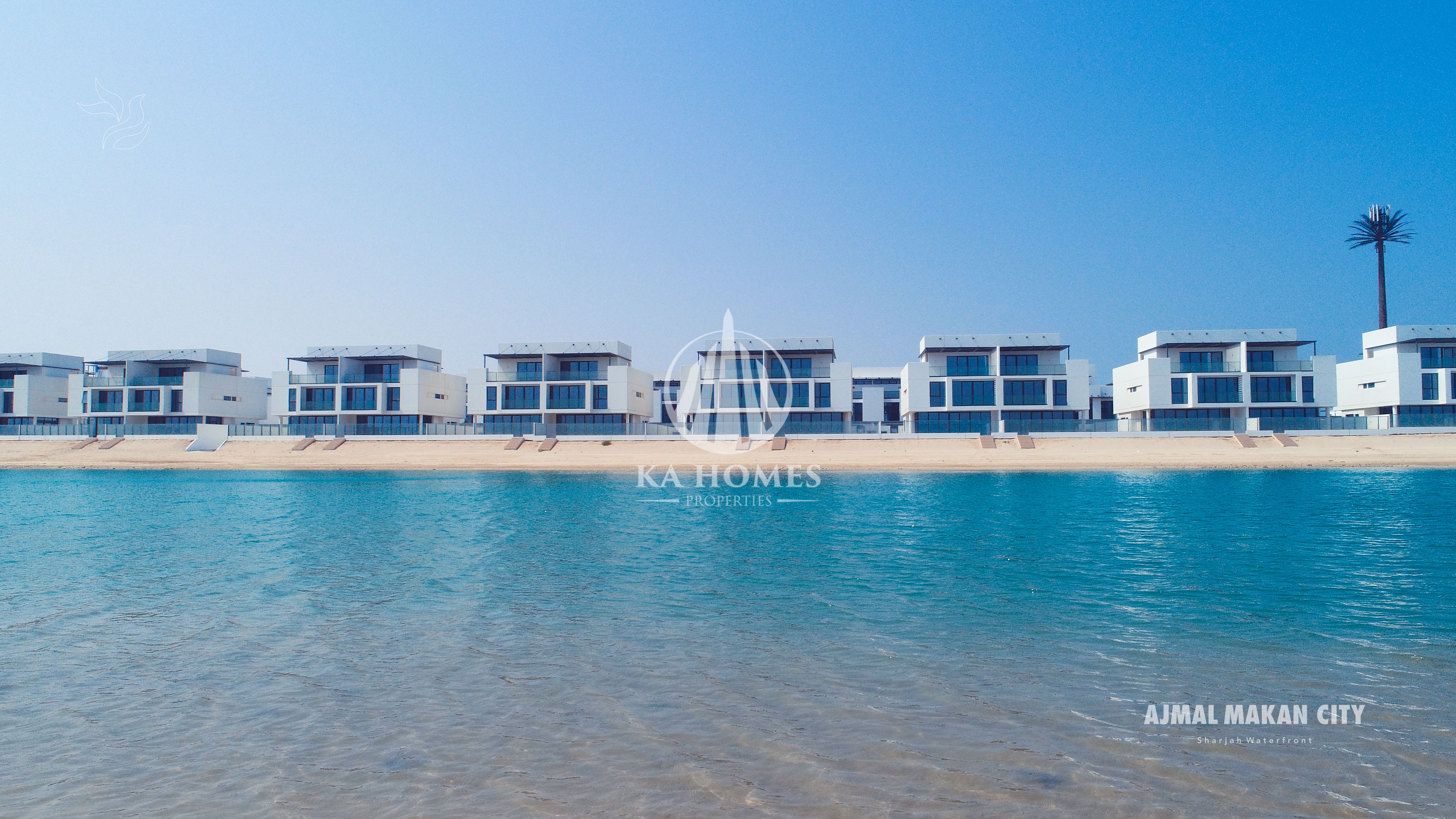 A detached villa directly on the sea, with a private beach, in the fastest residential complex.