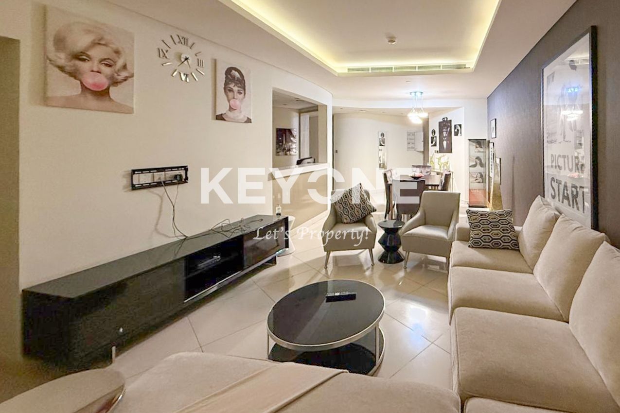 Spacious 3-Bedroom | High Floor | Fully Furnished | High ROI