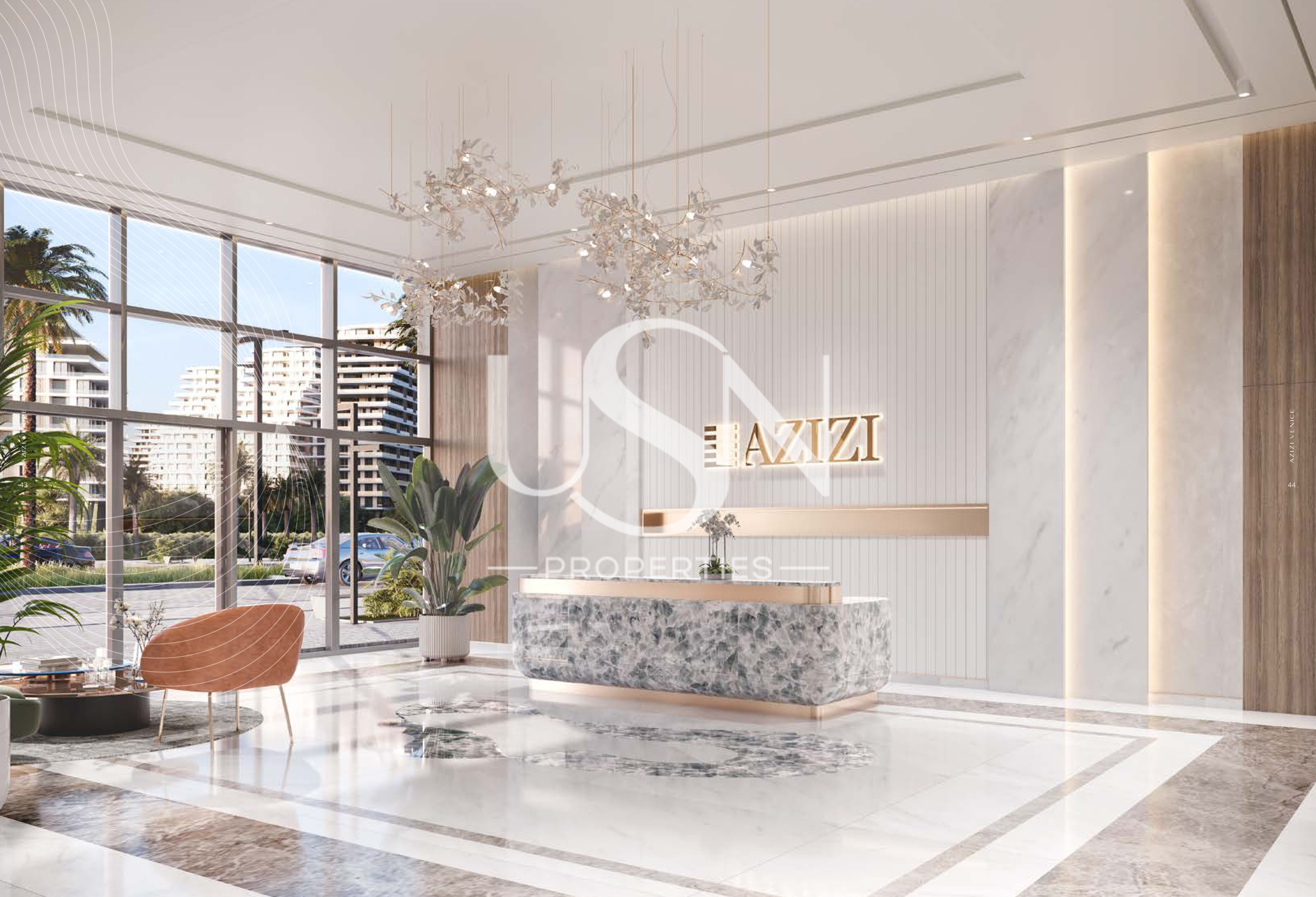 Azizi Venice 1-Bedroom Apartment | Open City View | Waterfront Living in Dubai