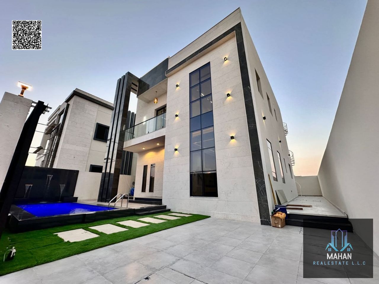 Luxury villa for sale in Al Zahiyah area – Ajman | High-end finishing + swimming pool + fees included