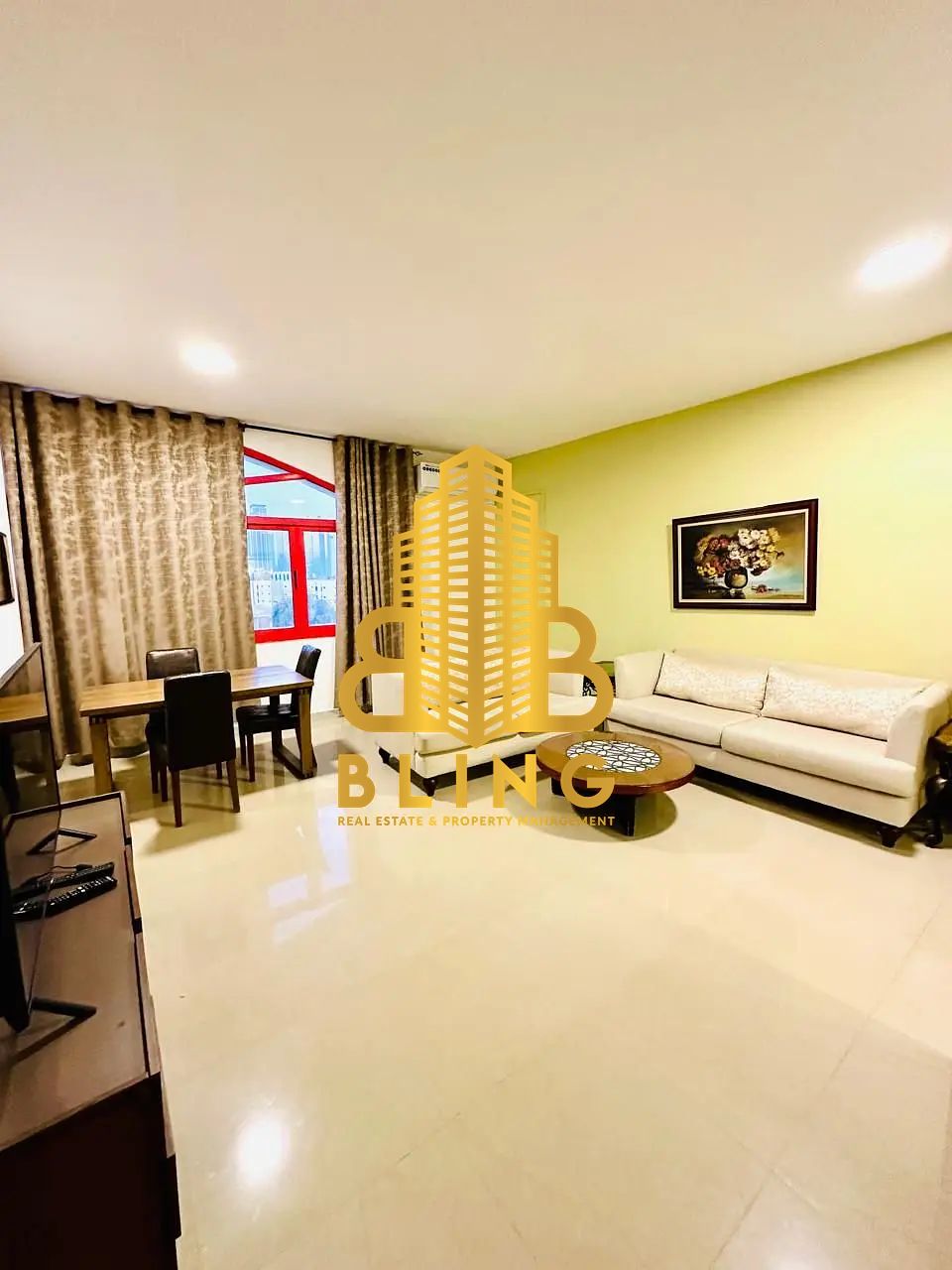 FULLY FURNISHED 2BHK With Built-In Cupboards & Closed Kitchen