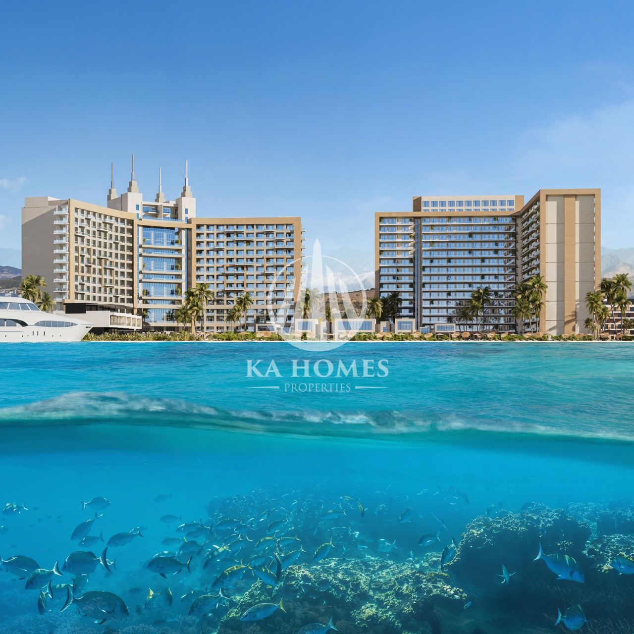 A rare direct beachfront opportunity – Pay cash within 9 months and get a 50% discount