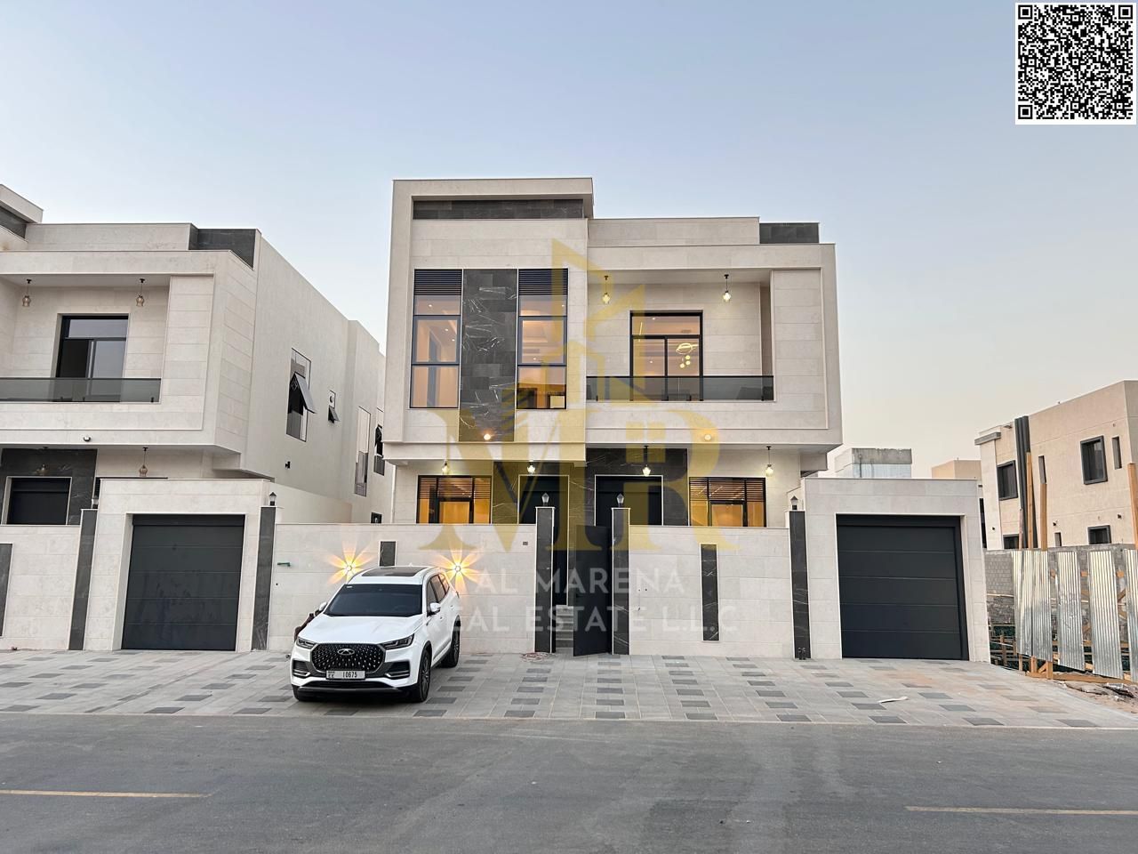 Luxury Villa for Sale in Al Bahia – Ajman 5 Master Bedrooms | 3,900 Sq. Ft. Built-Up | Central A/C Included | Elegant Majlis & Master Living Roo