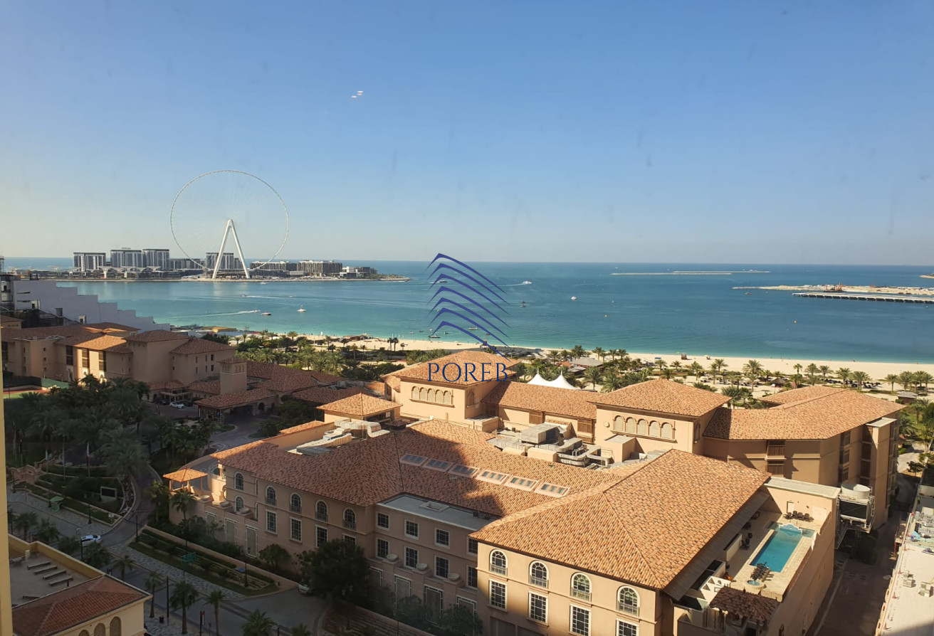 Upgraded 3 BR+Maid | Sea View | Furnished