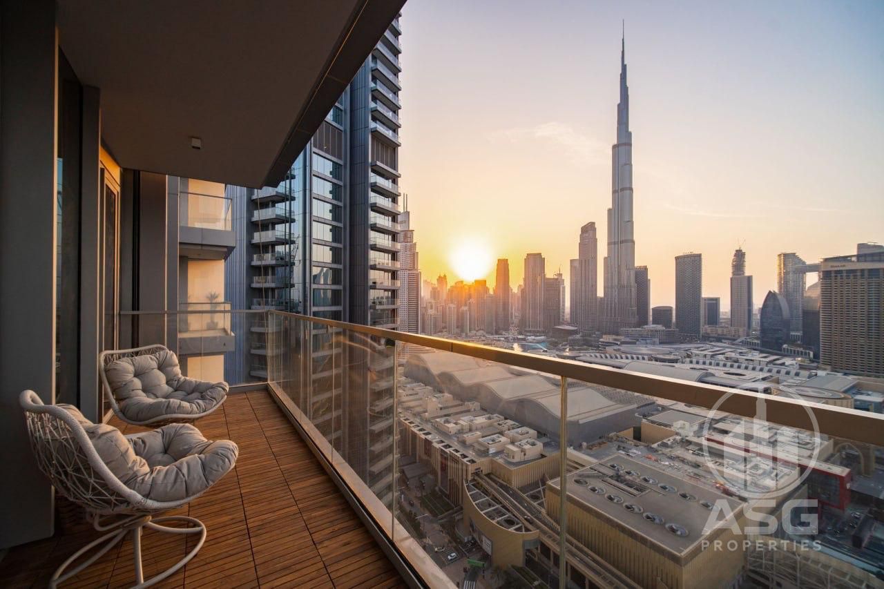 Burj Khalifa & Fountain Views |2 Bedroom |High floor