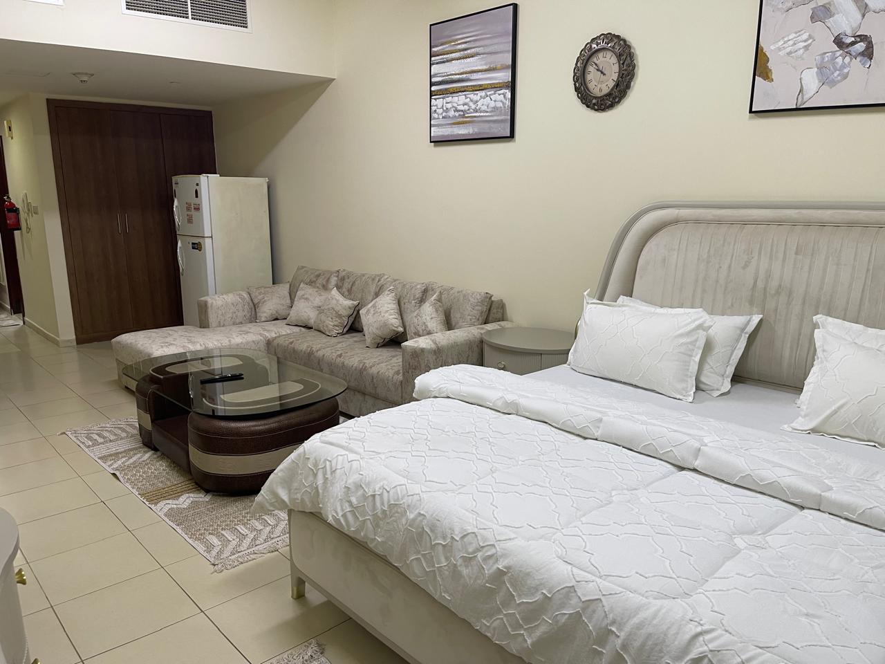 A special opportunity for rent in Ajman — luxurious studios where you can live in comfort and enjoy complete privacy.