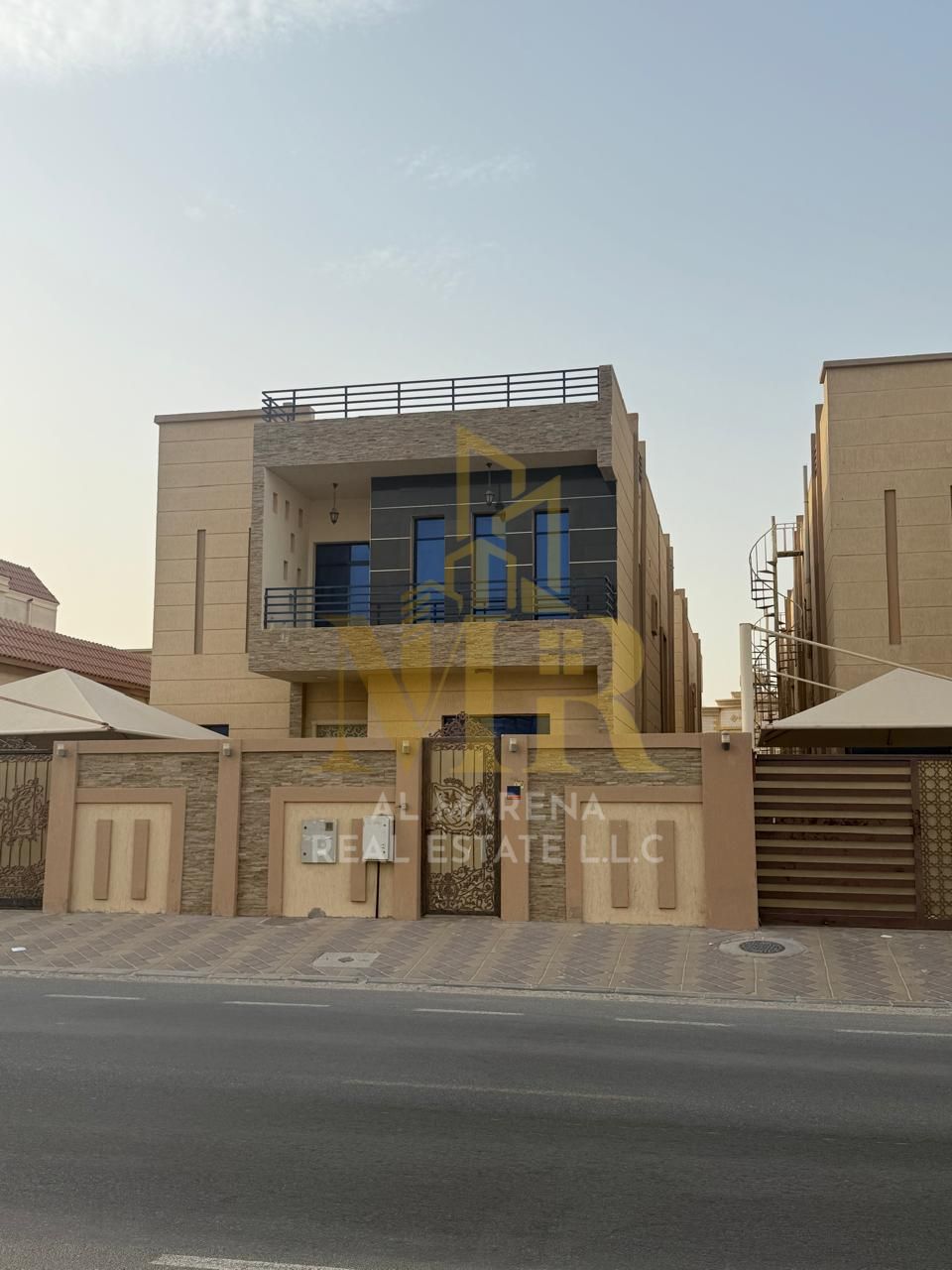 Residential/Commercial Villa for Sale in Ajman – Al Rawda 2. A brand new villa with a modern and distinctive design, consisting of a ground floor and