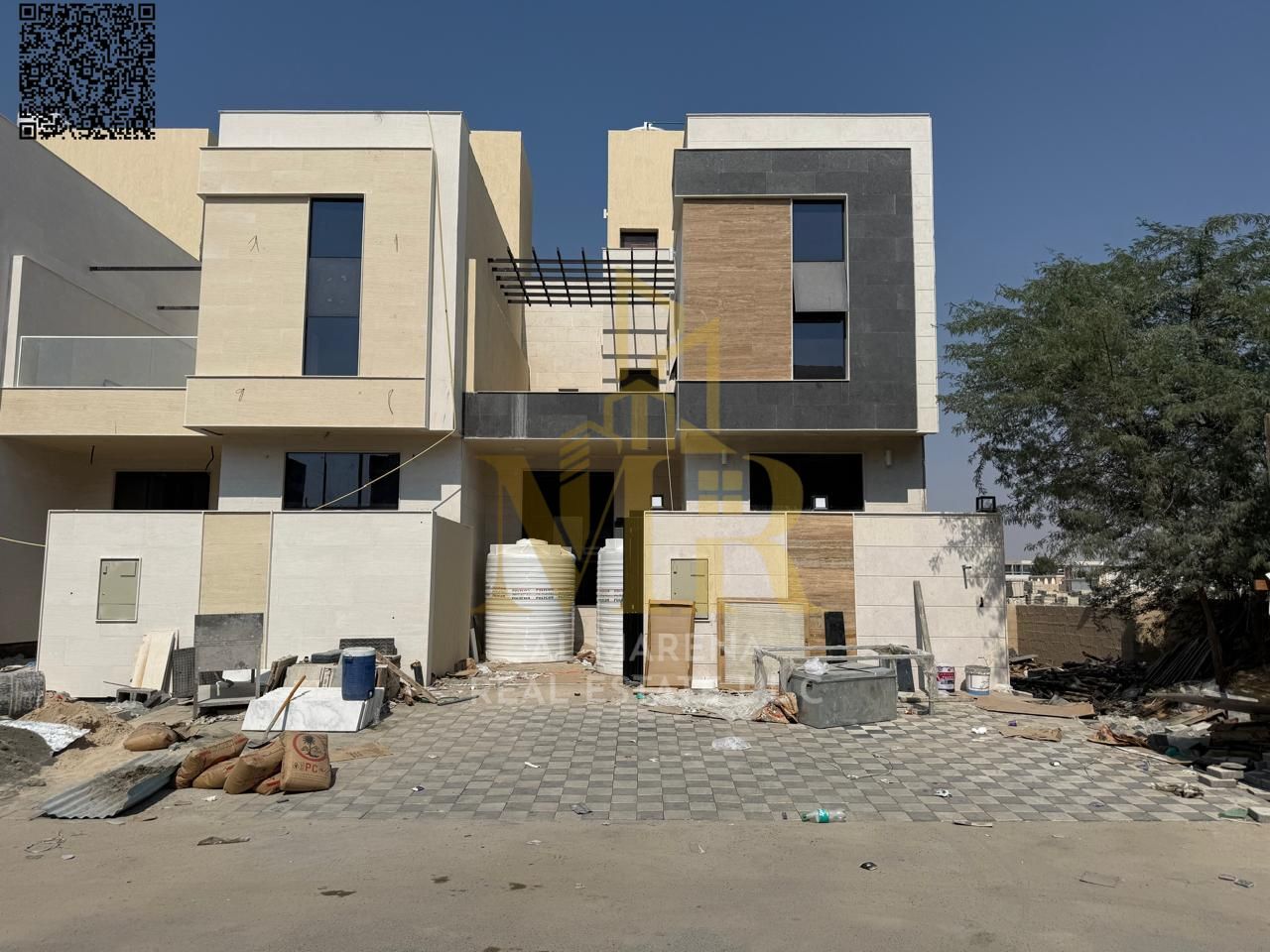 Villa with all registration fees included, on the main street, ready to move in, in the most prestigious area of Ajman. Freehold ownership for all n