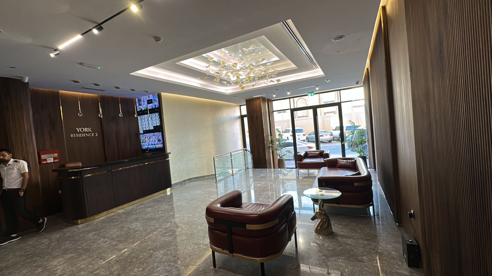 Two bedrooms and a living room, second-hand in Al-Humidiya Tower, new with free gym, excellent location on Sheikh Ammar Street, opposite the courthous