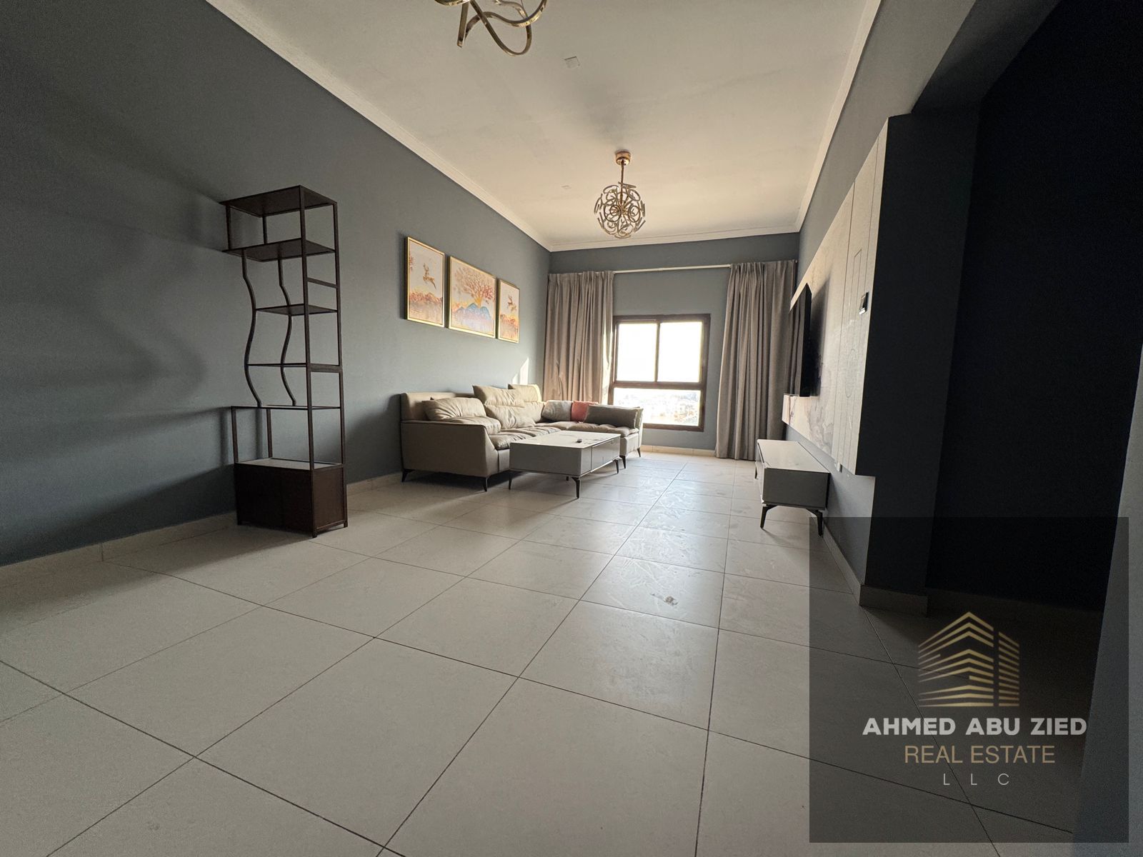 Largest 2-bedroom apartment with living room in Al Rawda 1, offering a spacious area of 1,500 sq. ft. Featuring: 2 bathrooms Central air conditionin