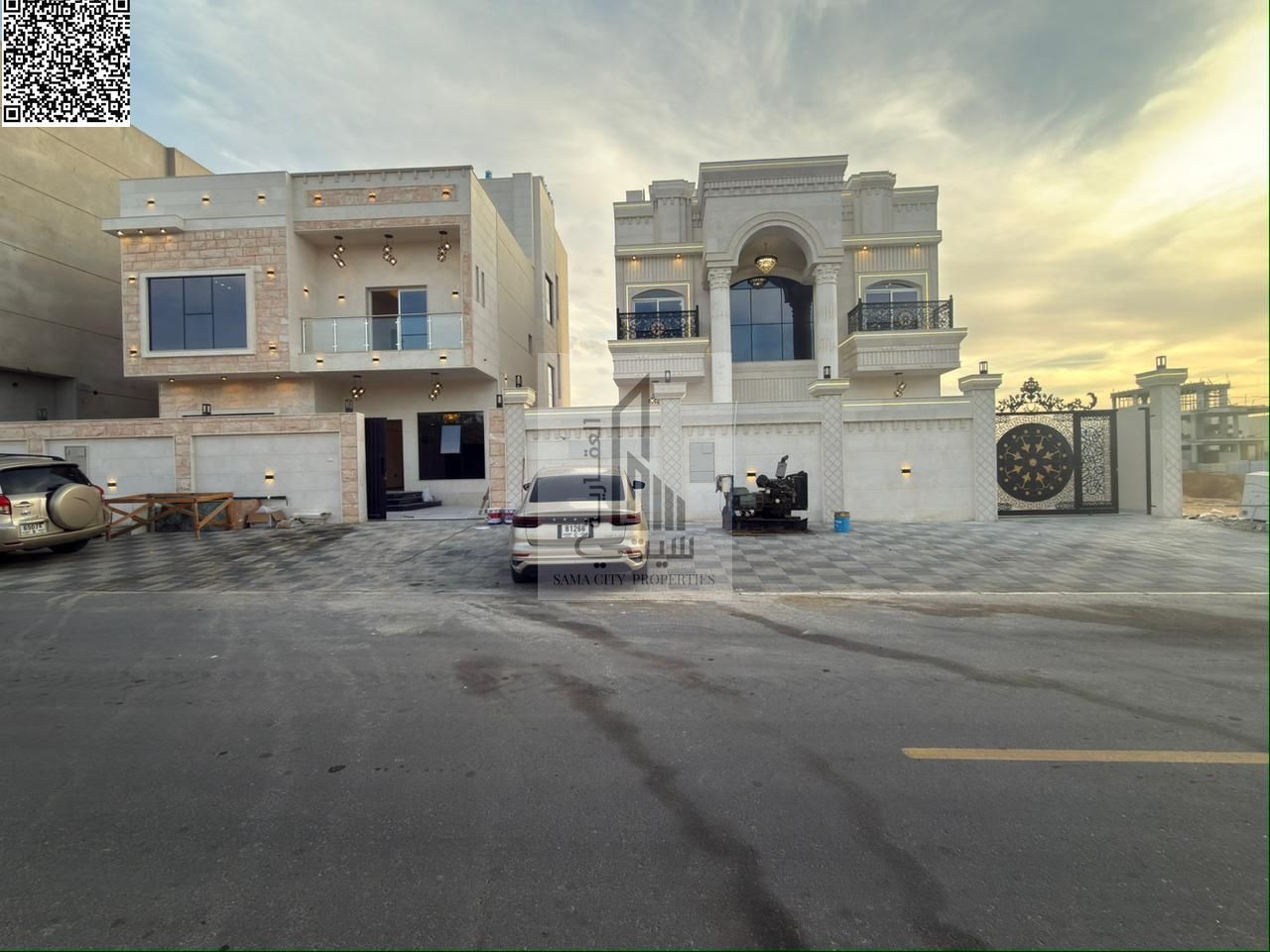 Villa for Sale in Al-Haliyo Area Features: • 7 Master Bedrooms • Majlis with Bathroom • Living Room with Bathroom • Main Kitchen • Maid's Room