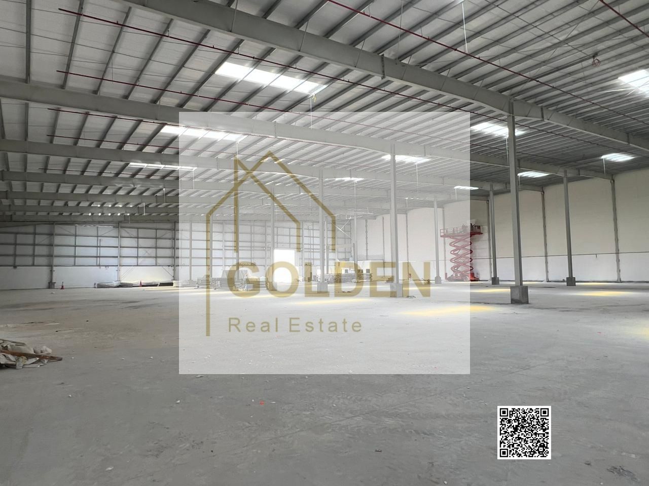 15-meter height | Brand-new industrial warehouse for lease on a main road in Umm Al Quwain | 150kW power supply