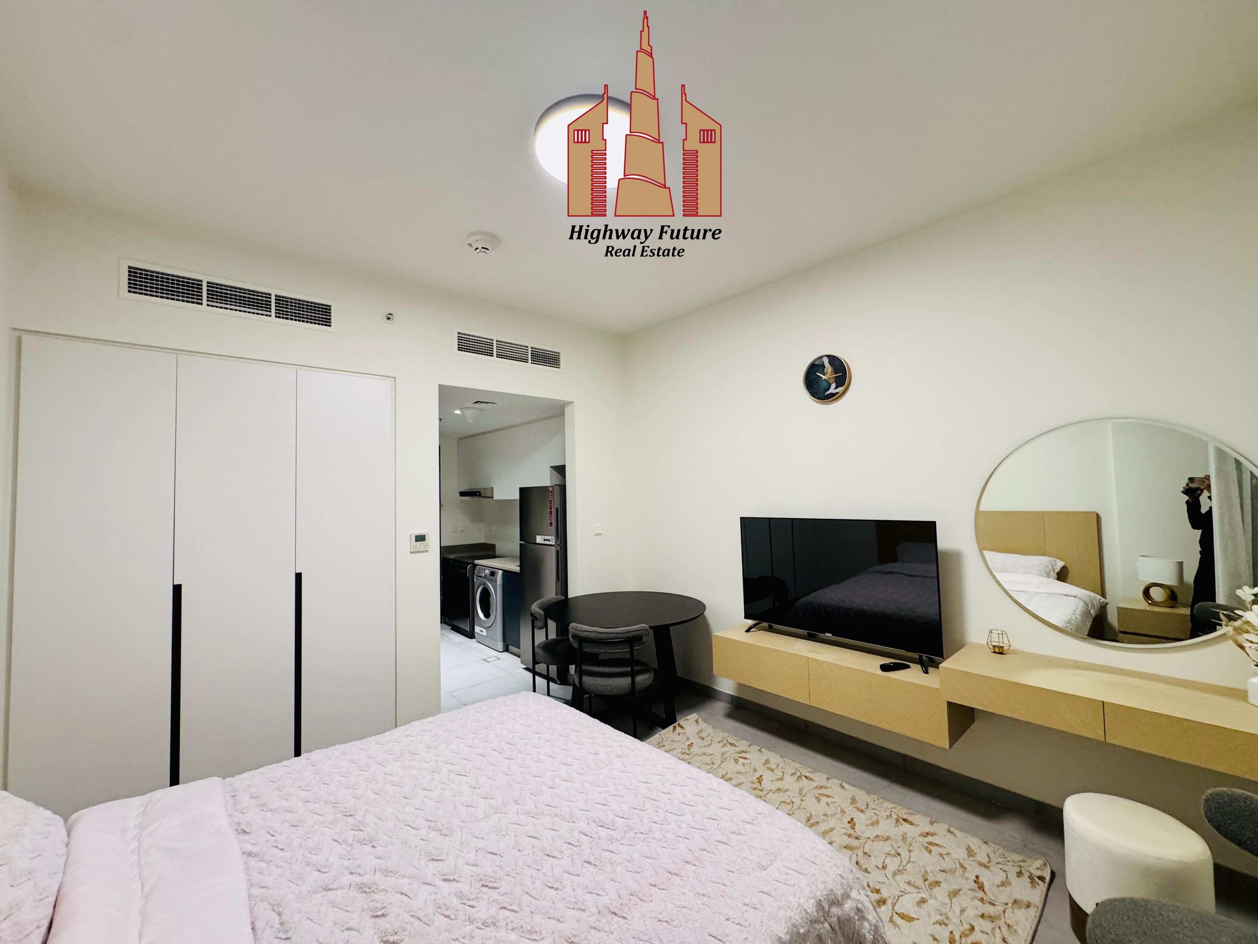 Fully Furnished Pool View Studio |Monthly Basis in Aljada Community