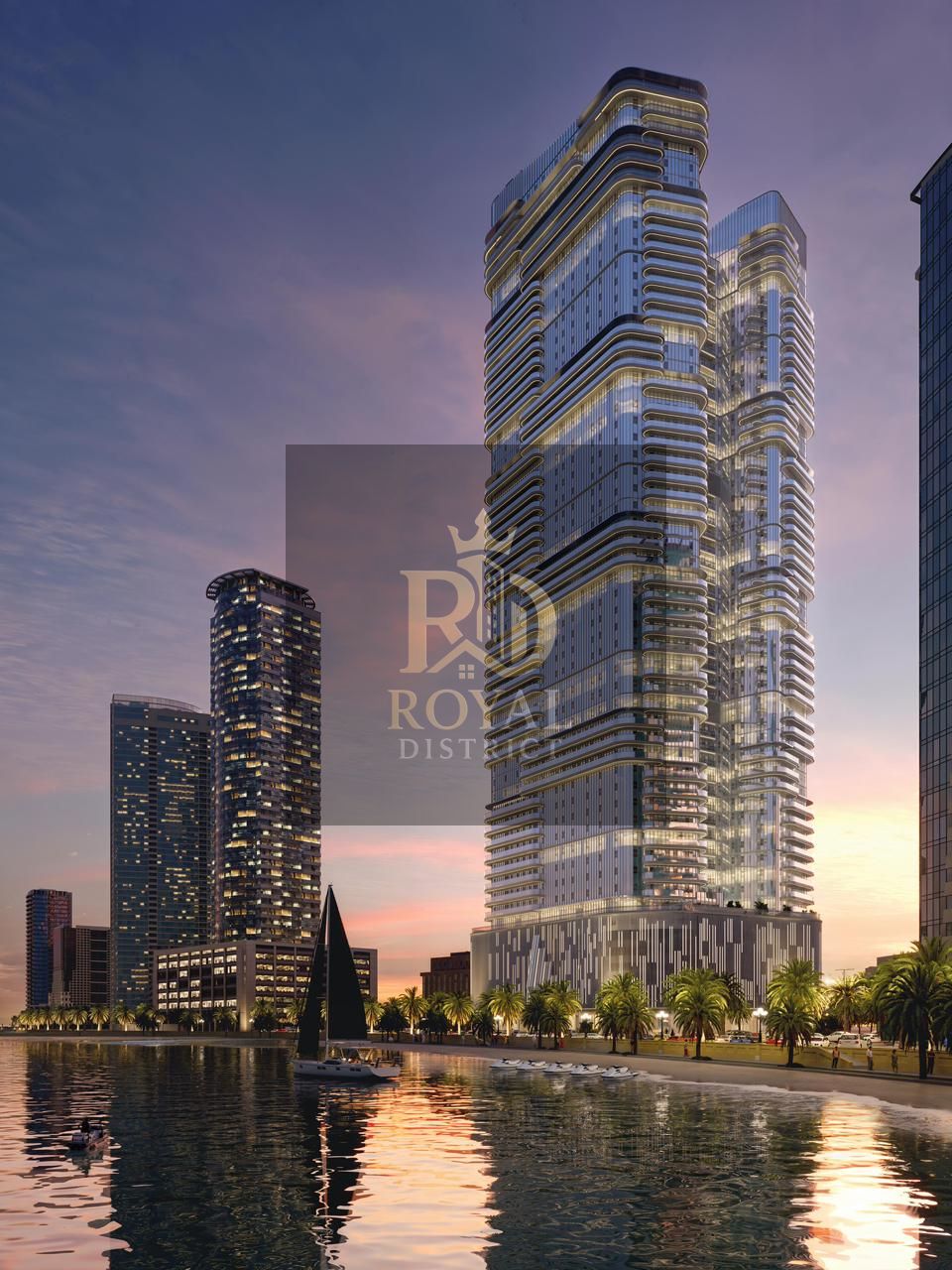 Modern 2BR Apartment | Stunning Al Mamzar & Al Khan Lake View | Free A/C | 0% Interest – Direct Developer Payment Plan for 5 Years Post-handover