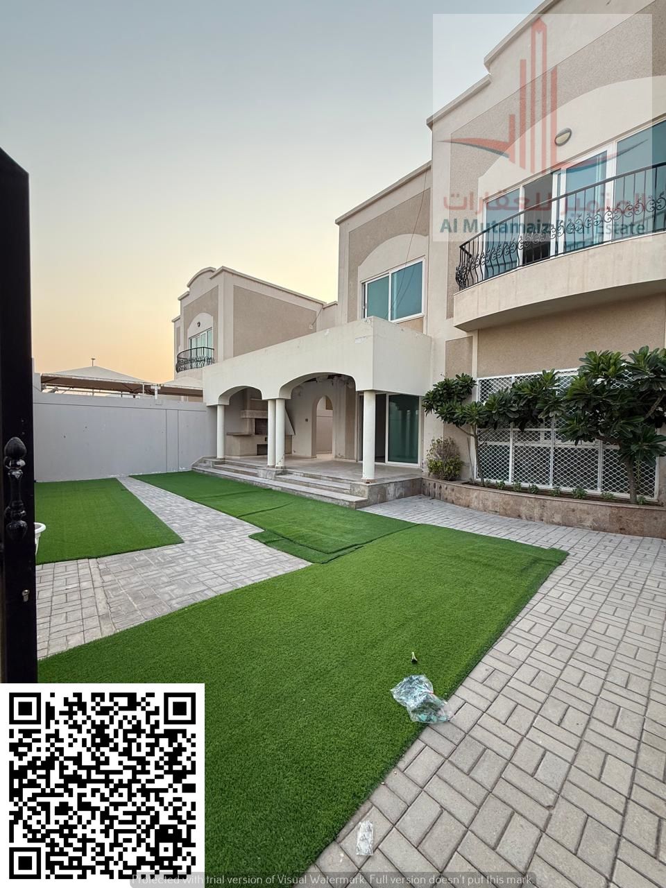 Villa for rent, 5000 sq ft, Al Rifaa area, large garden