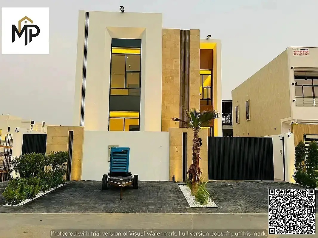 A luxury villa at a special price, including registration fees, in the most prestigious areas of Ajman, freehold for all nationalities directly from t