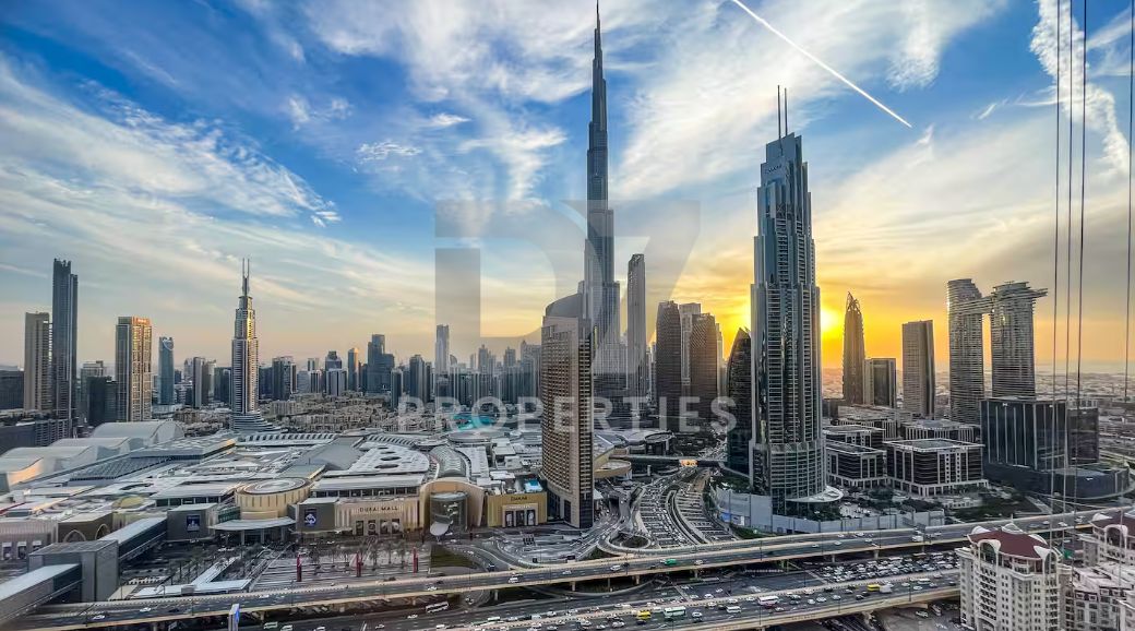 Fountain and Burj Khalifa View | High Floor