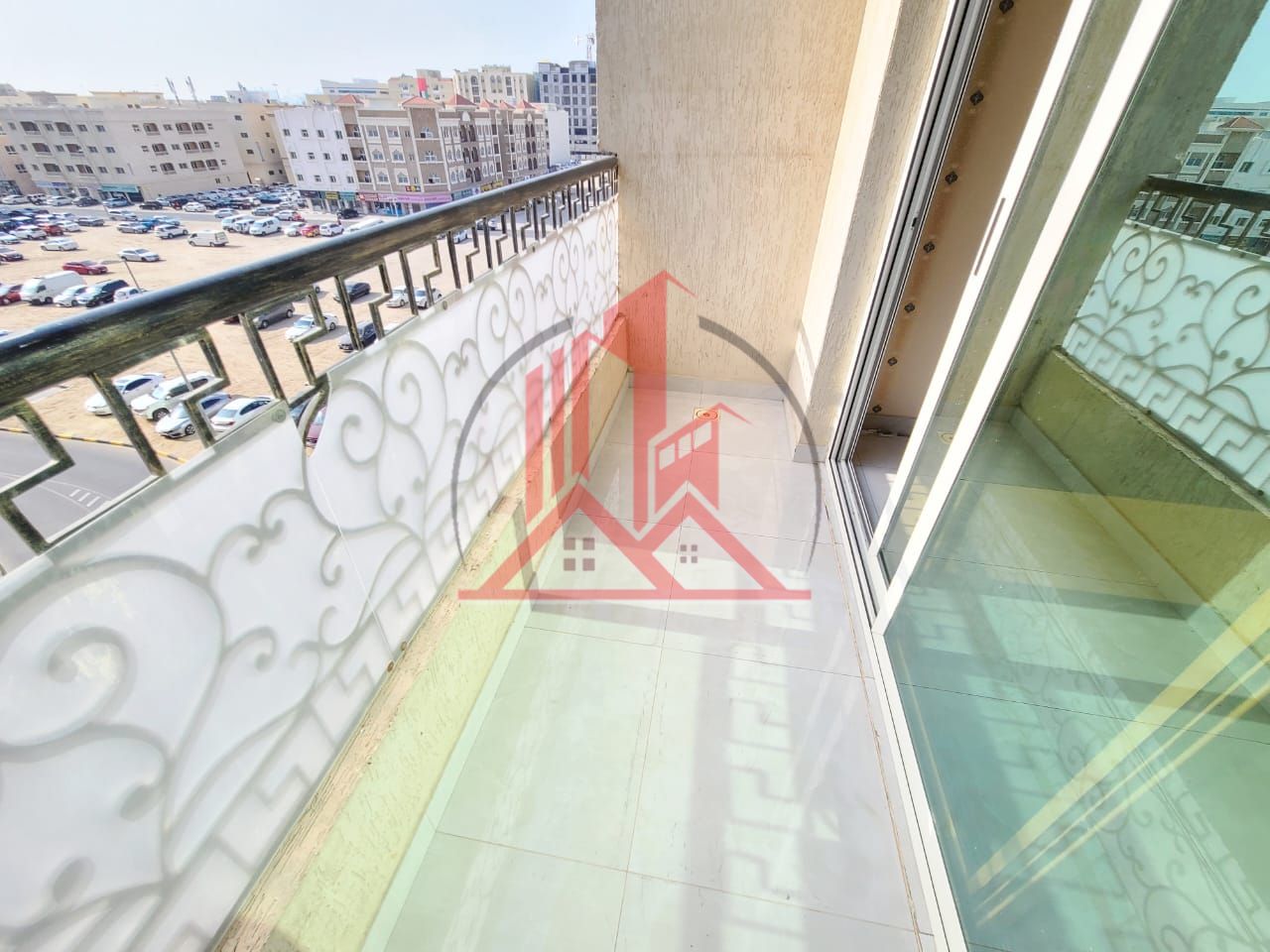 Lavish 2BR With Balcony Parking Wardrobes Master bedroom Open view