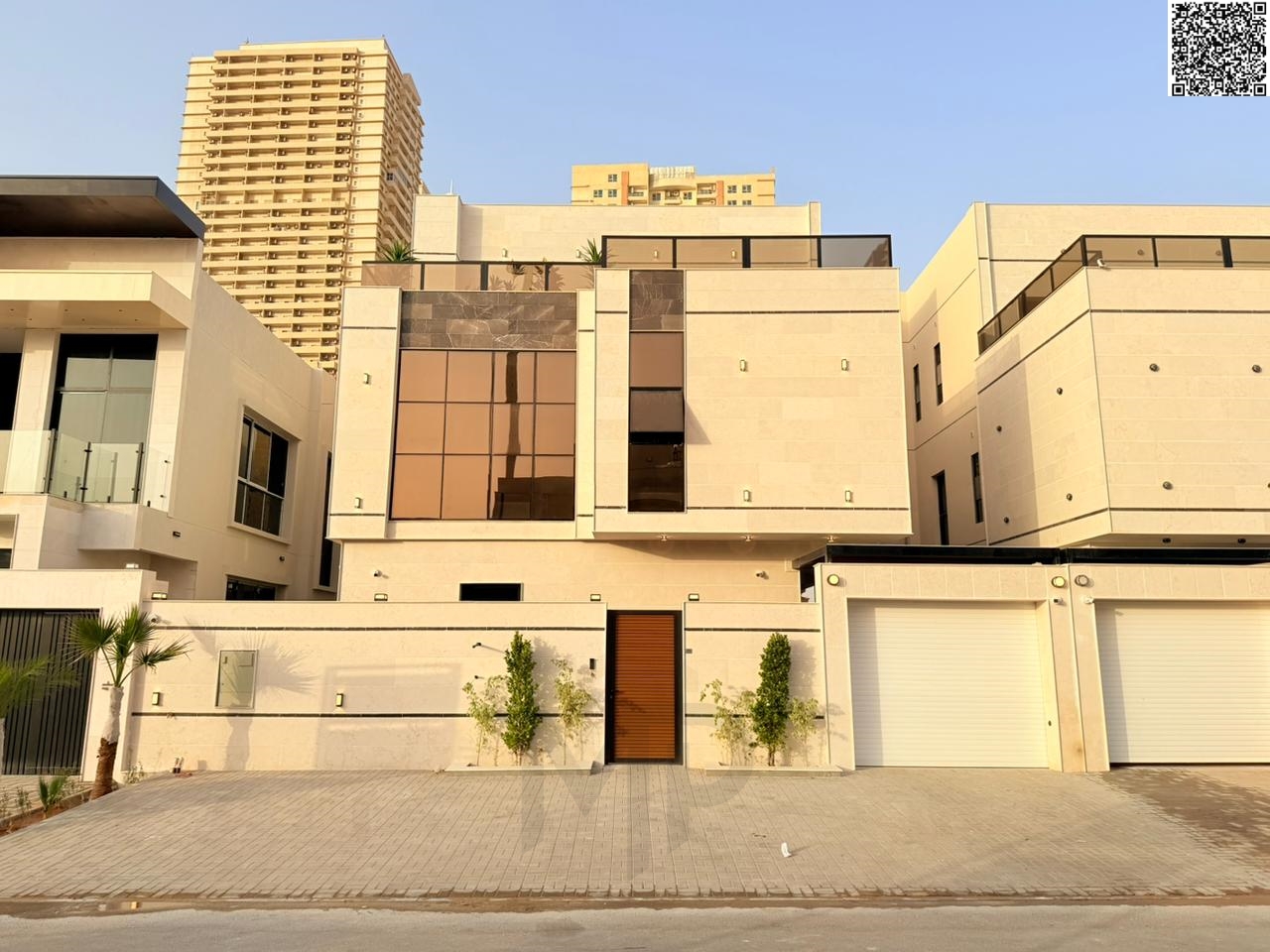 Luxury villa in Al Amrah - Ajman, ready for immediate occupancy with high-end finishes and spacious areas.