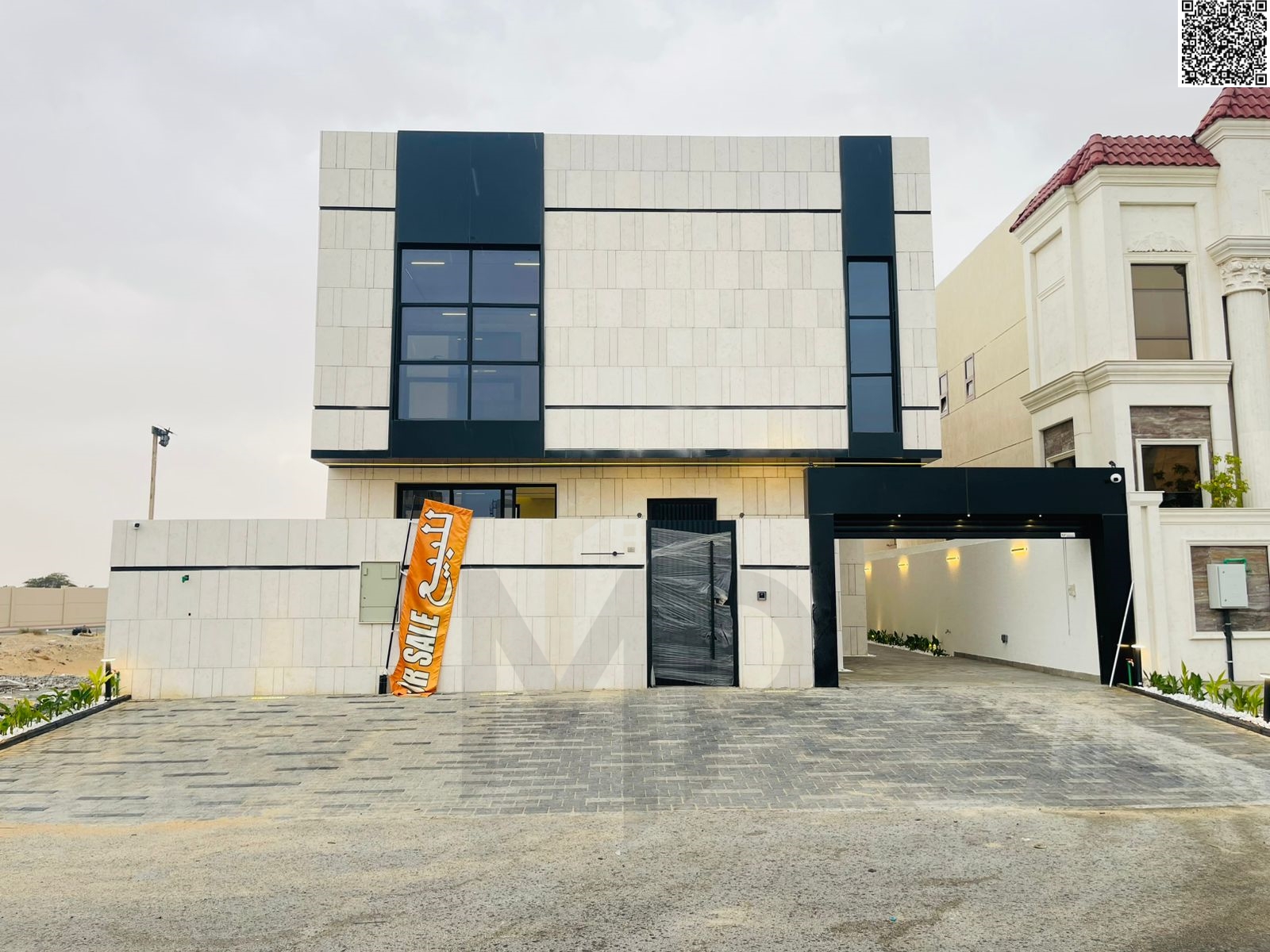 European-style villa with a modern design in Al Bahia, priced inclusive of registration and ownership fees, with bank financing or cash.