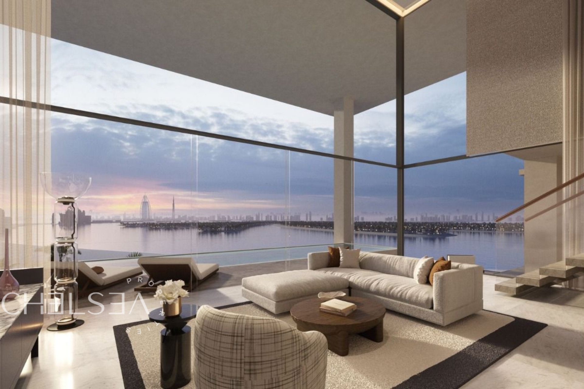EXCLUSIVE UNIT | FULL PALM AND SEA-SUNSET VIEWS