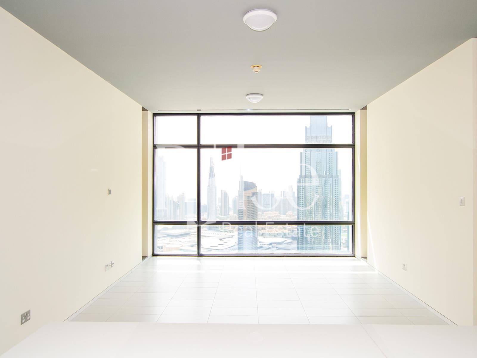 Unfurnished 1BR | High Floor | Burj Khalifa View