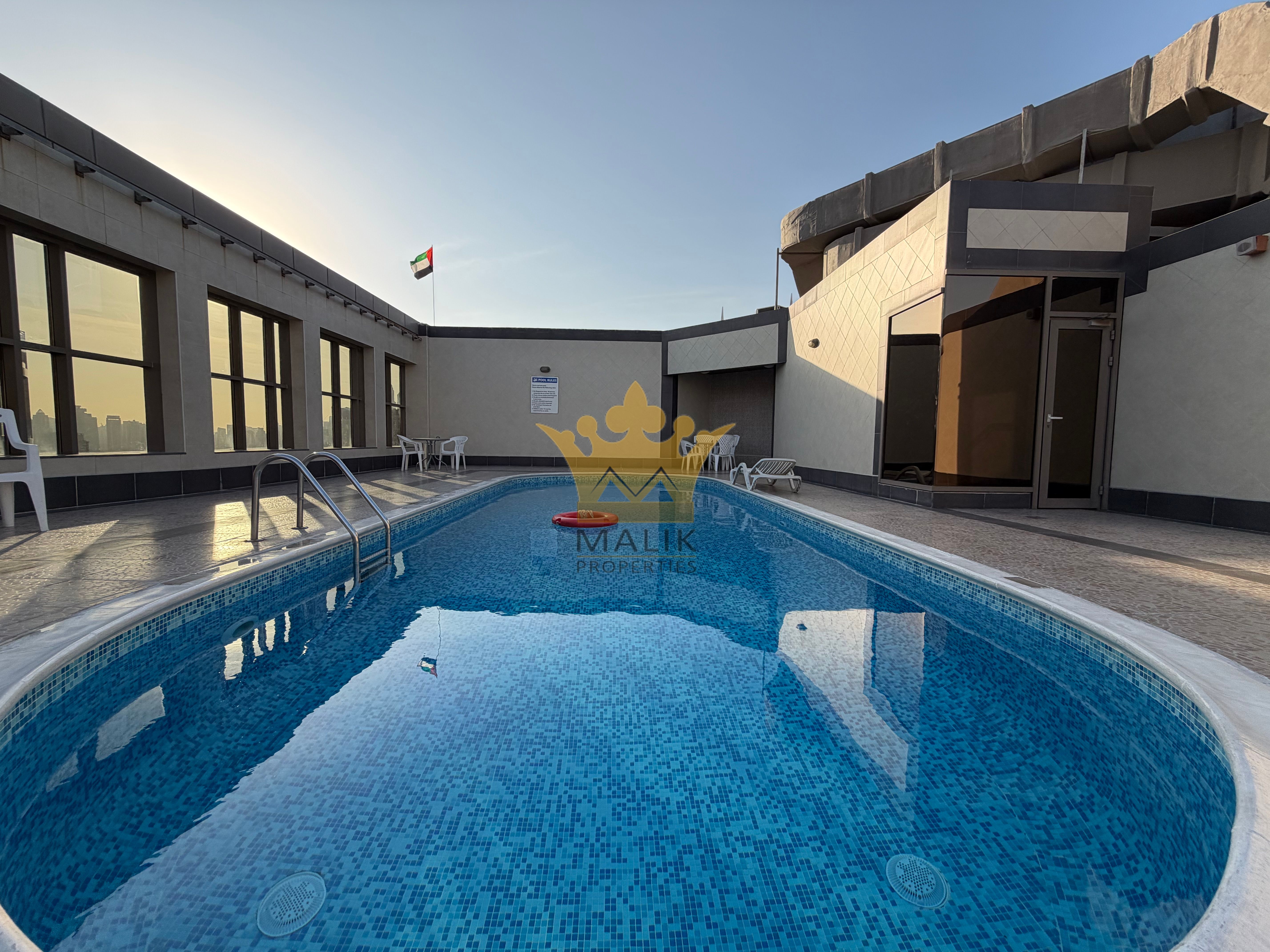 Spacious 1 BHK with Balcony | Family Building | 4 Min Walk to metro | Pool & Gym