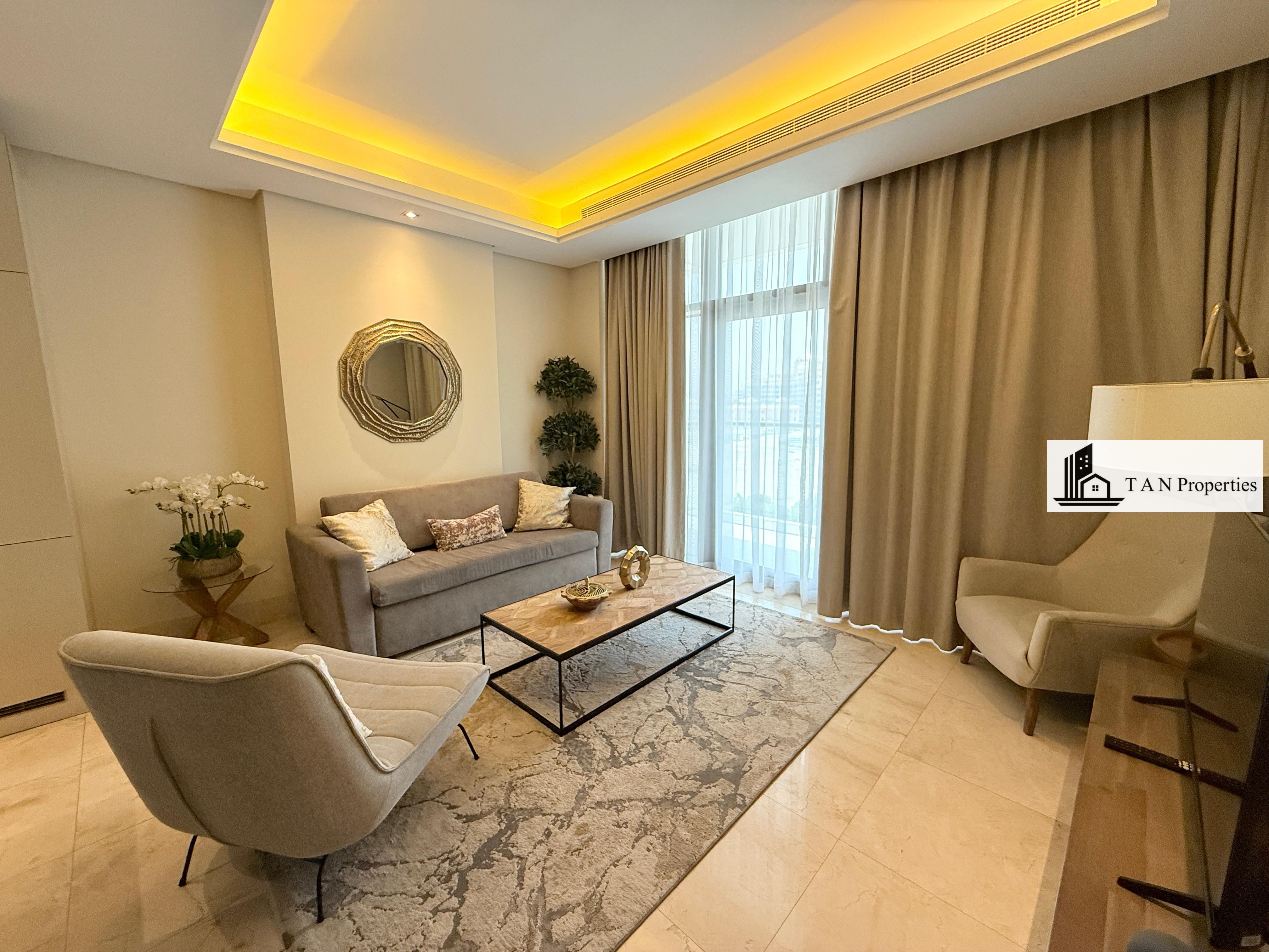 STUNNING AND BRIGHT 2BR| LUXURRY FURNISHED| PRIVATE BEACH ACESS